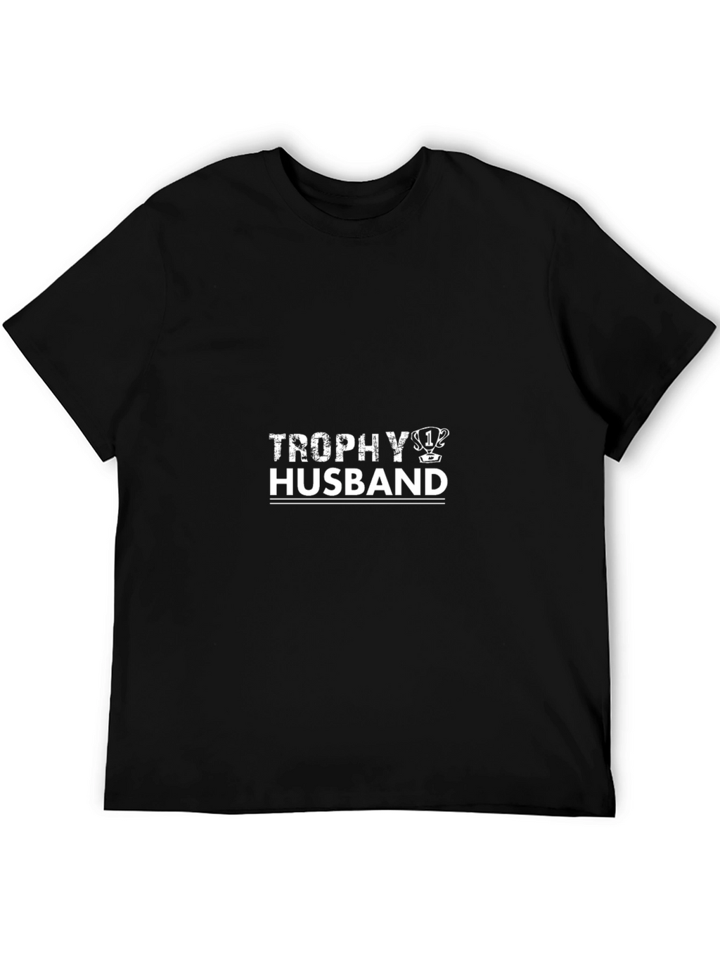 Trophy Husband Graphic Tee - Black Short Sleeve