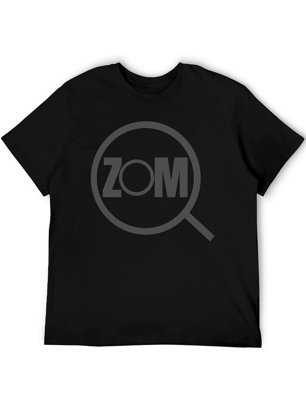 ZOM Magnifying Glass Graphic Tee - Black