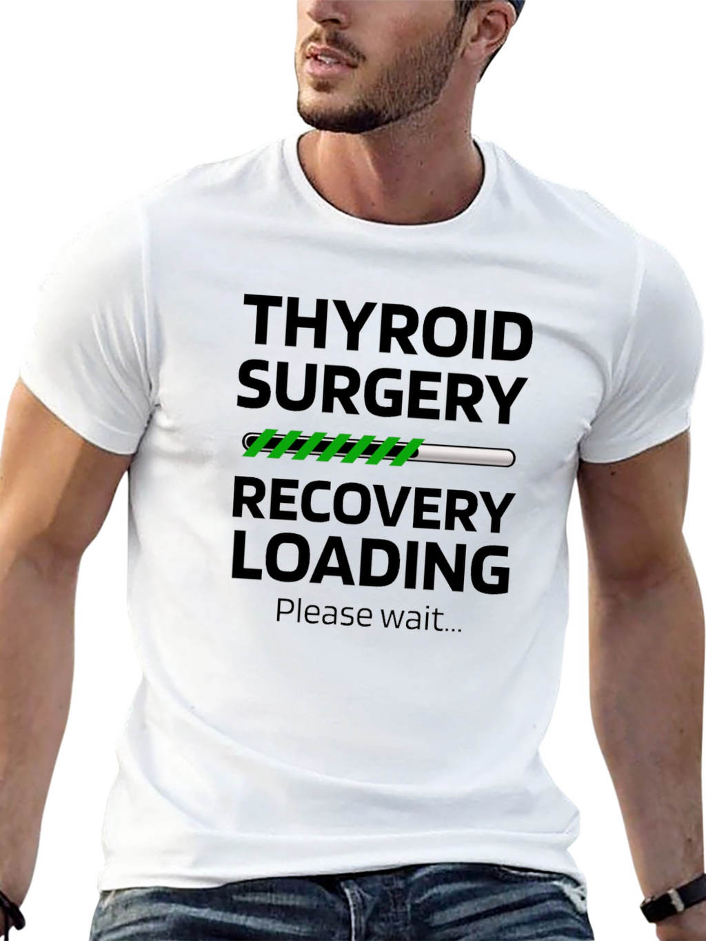 Thyroid Surgery Recovery Loading T-Shirt