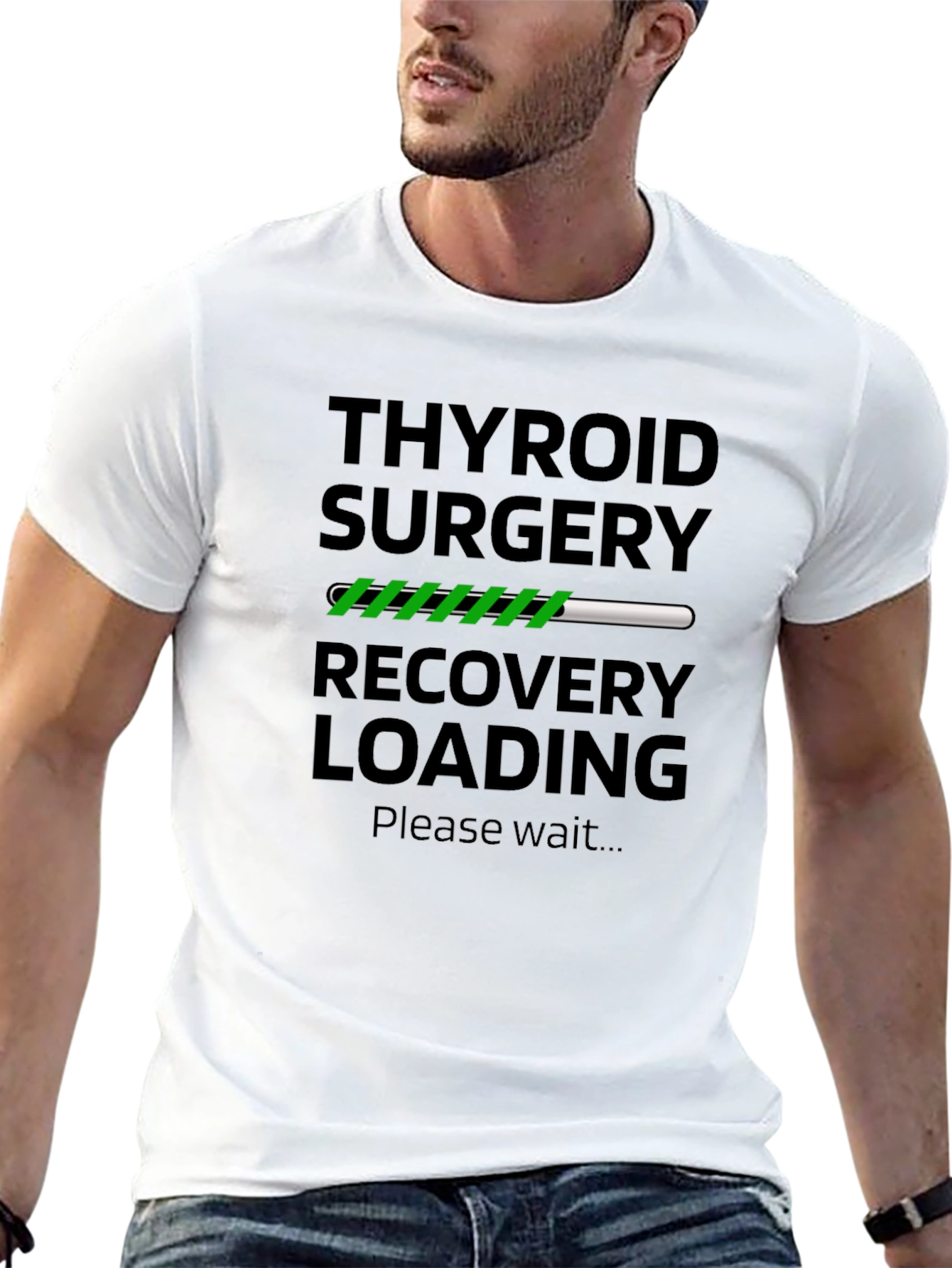 Thyroid Surgery Recovery Loading T-Shirt