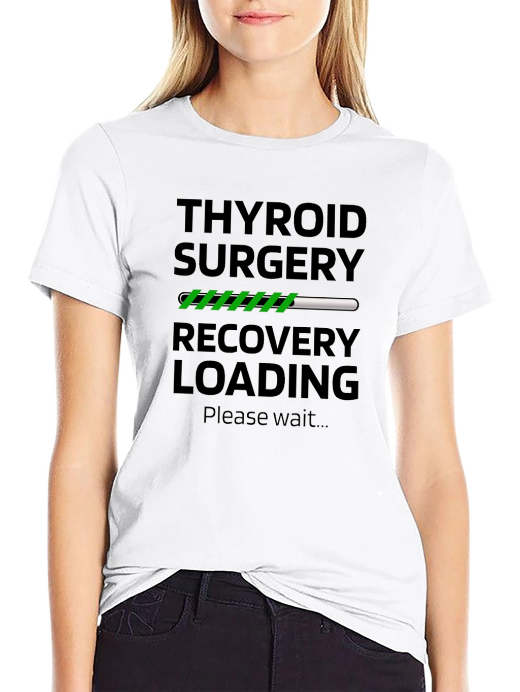Thyroid Surgery Recovery Loading T-Shirt