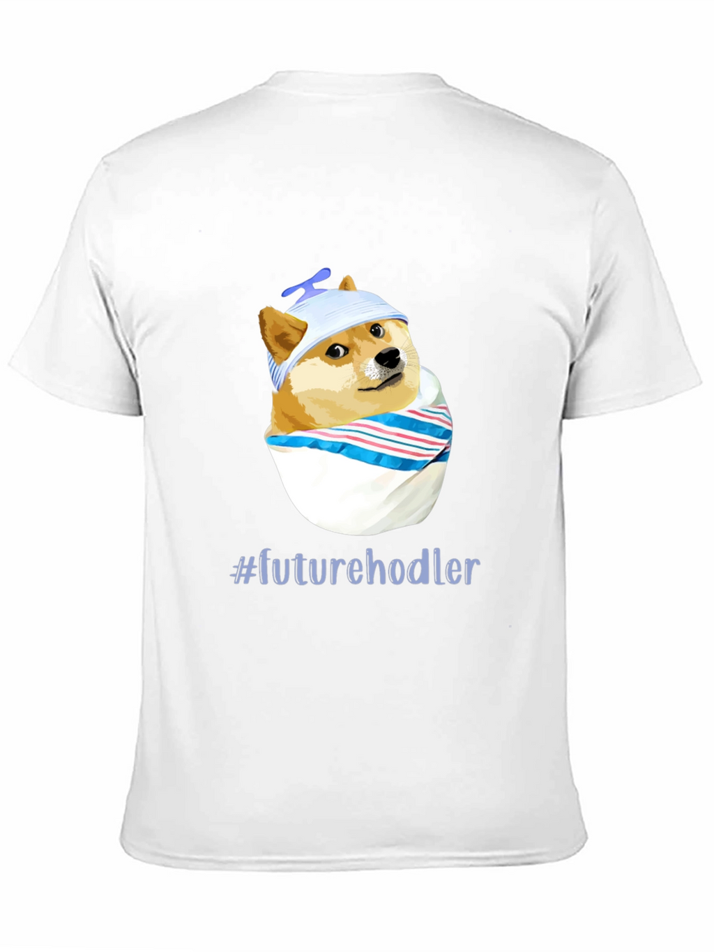 Future Hodler Doge T-Shirt - Black Cotton