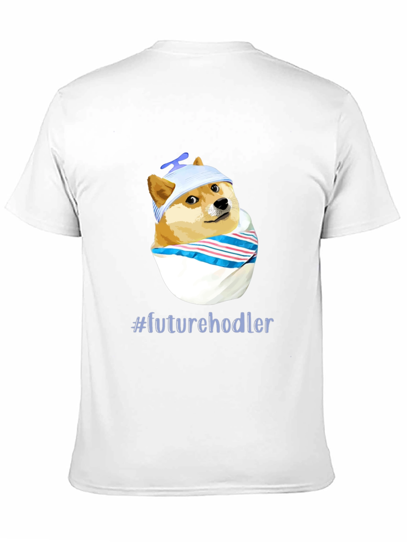 Future Hodler Doge T-Shirt - Black Cotton