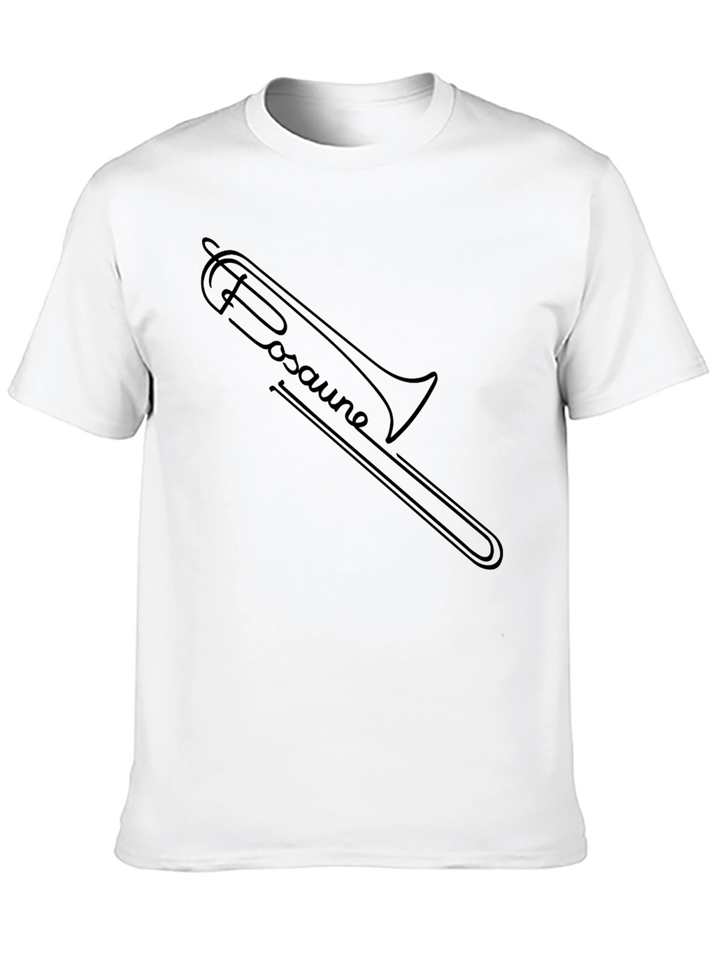 Trombone Music Shirt - Black