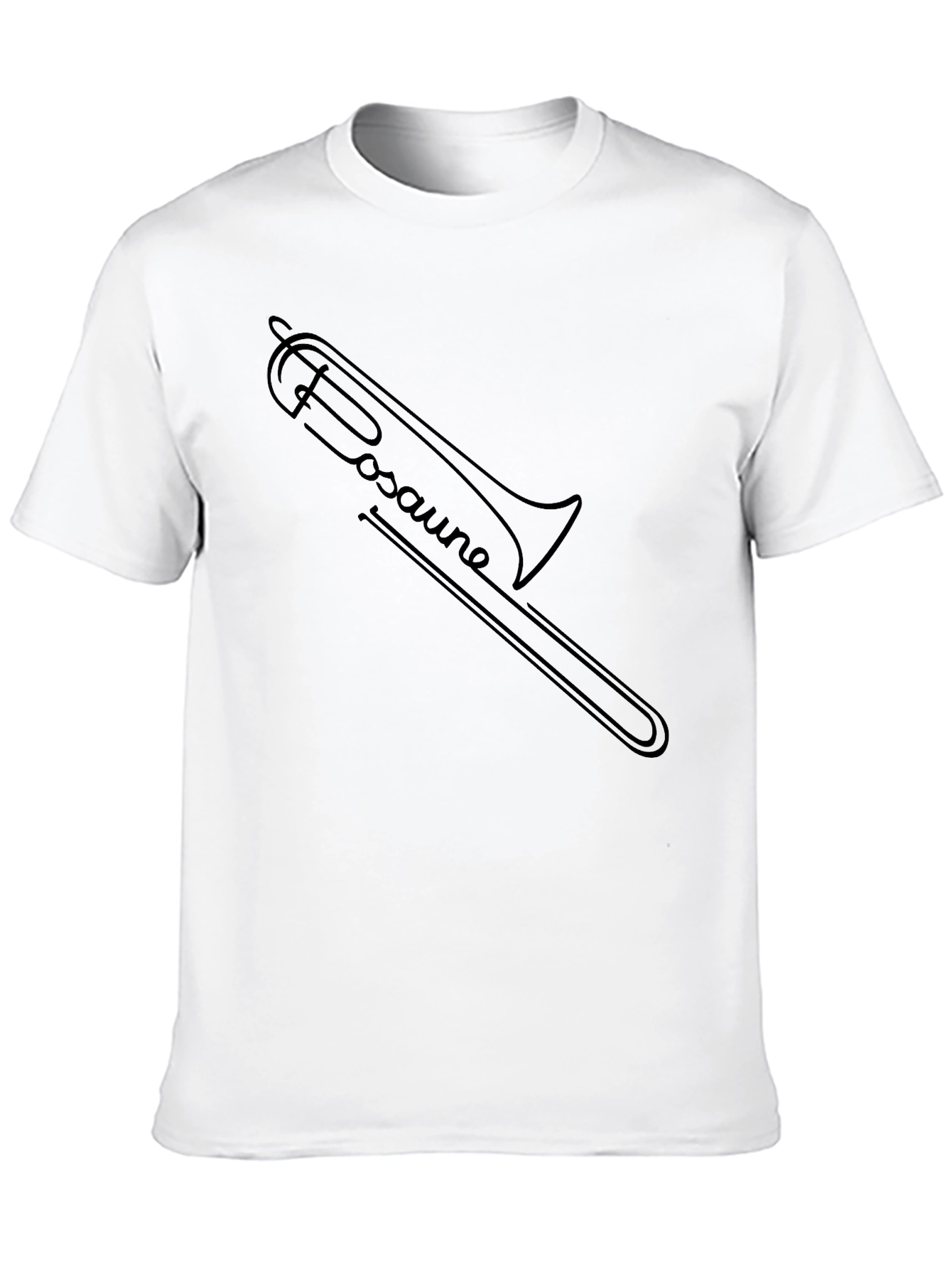 Trombone Music Shirt - Black