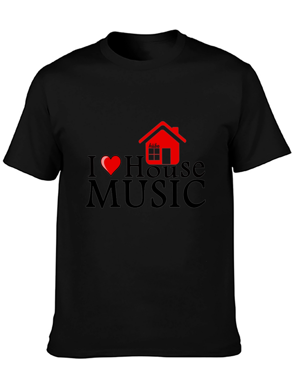 I Love House Music Graphic Tee