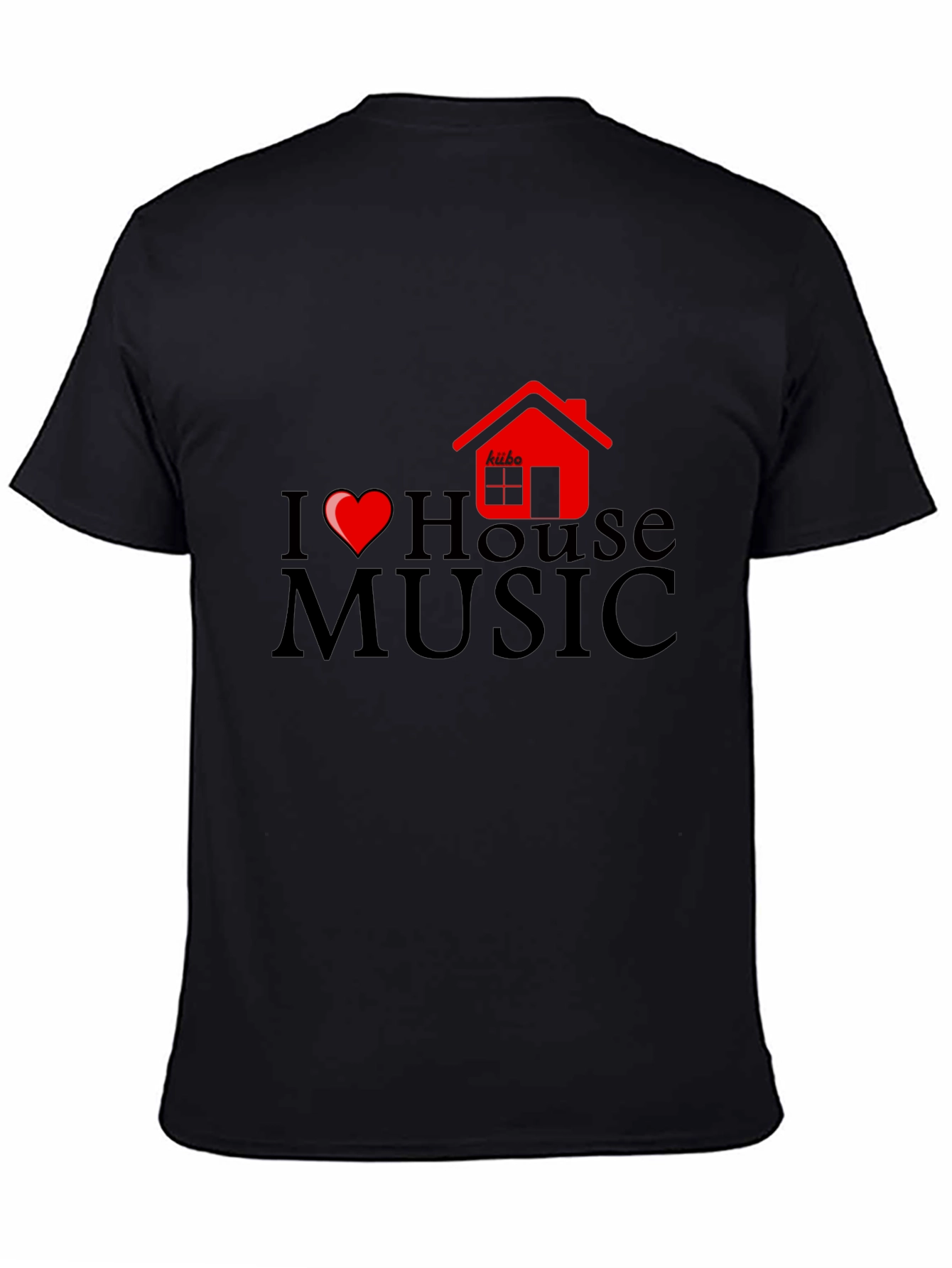 I Love House Music Graphic Tee