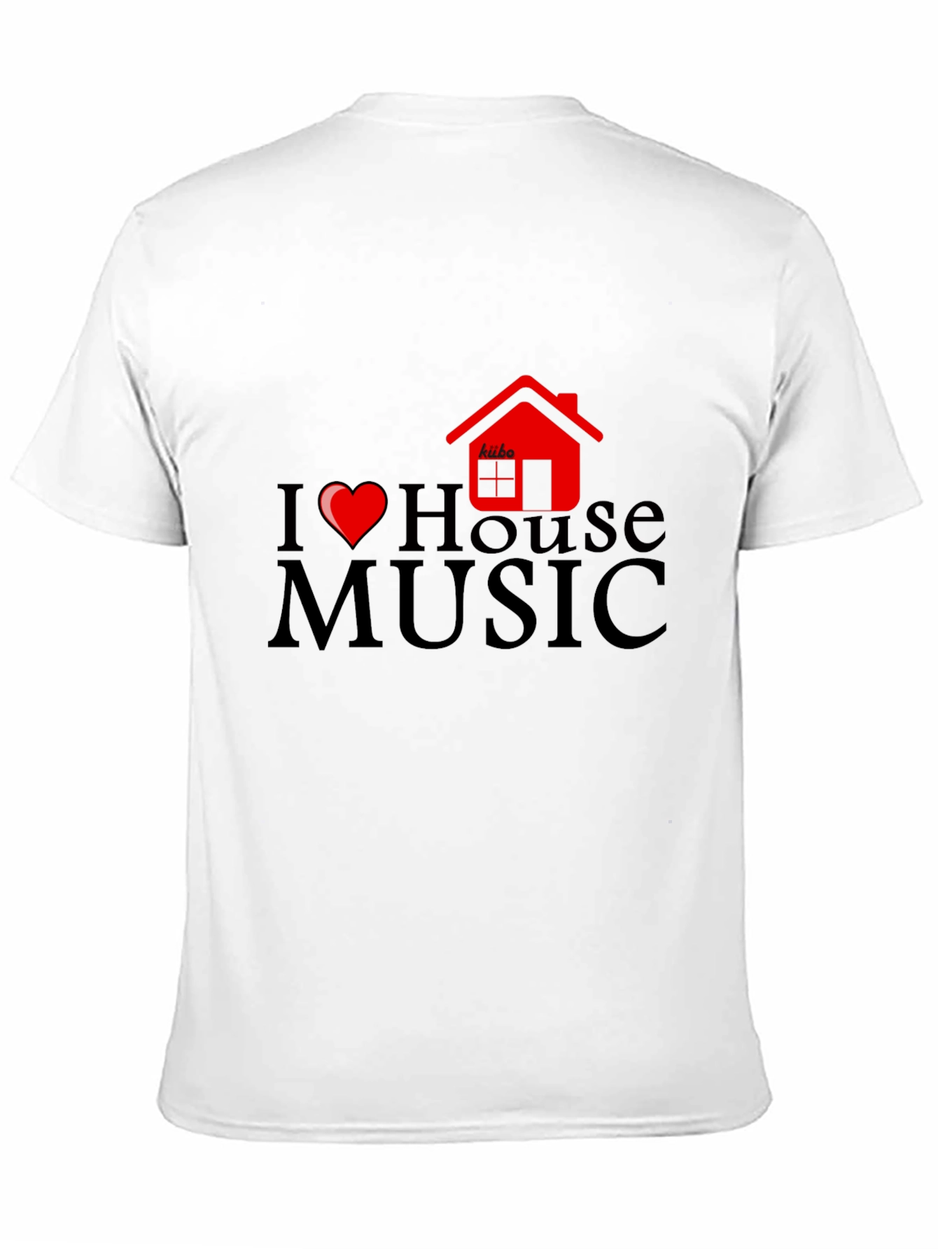 I Love House Music Graphic Tee
