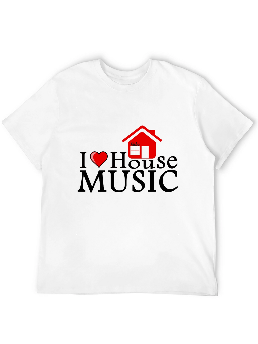 I Love House Music Graphic Tee