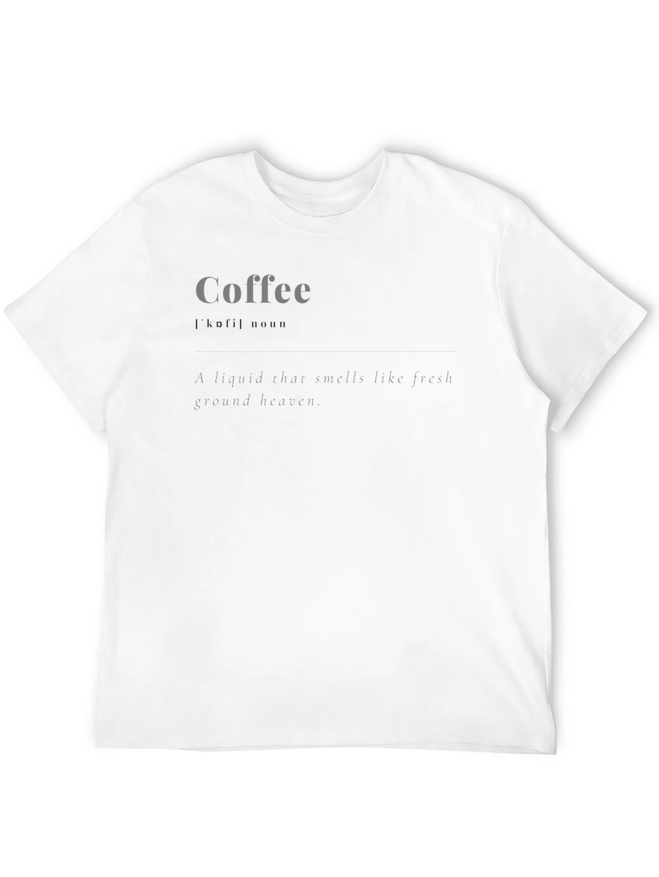 Coffee Definition T-Shirt - Brewed to Perfection