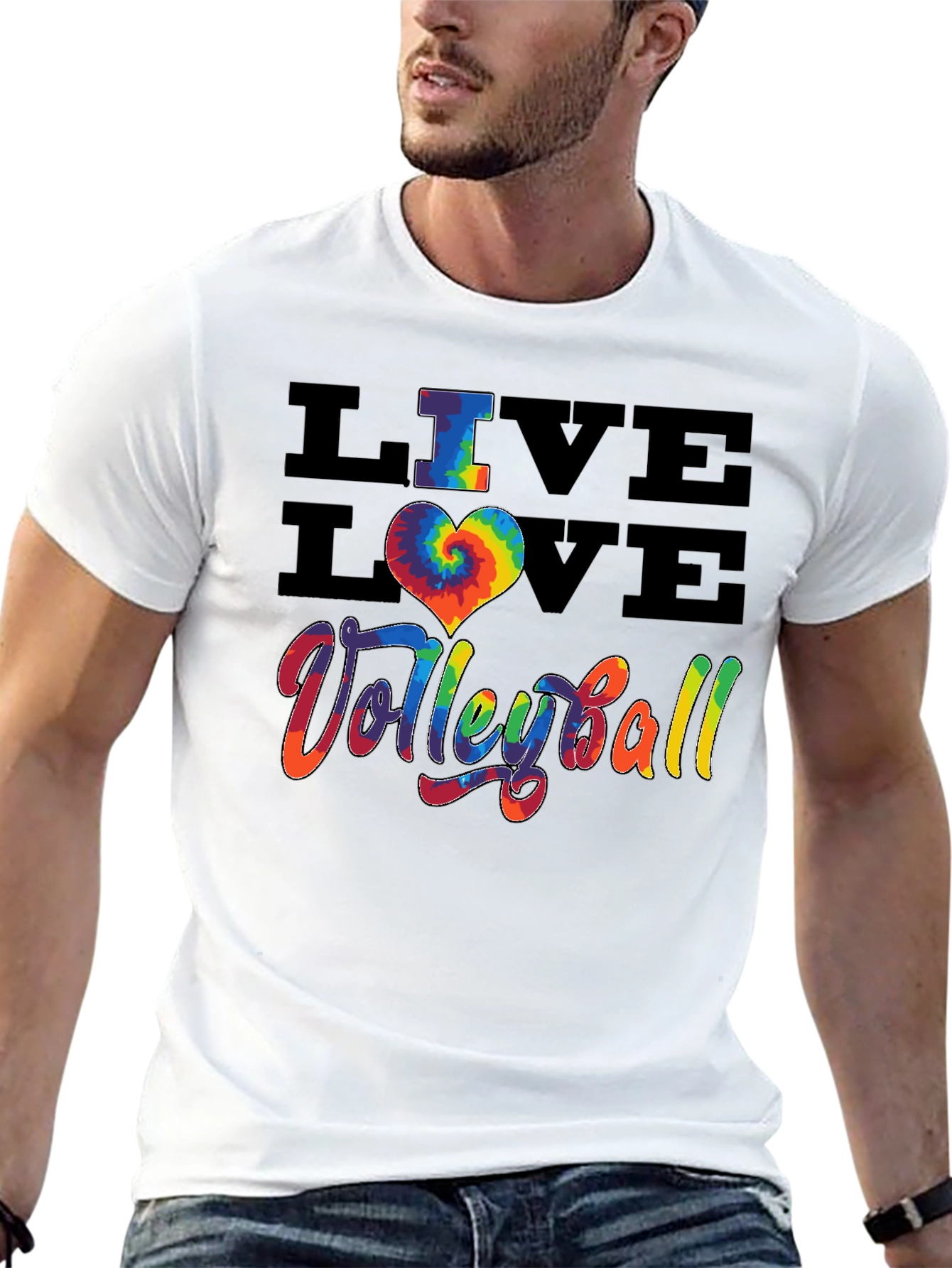Live Love Volleyball Graphic Tee