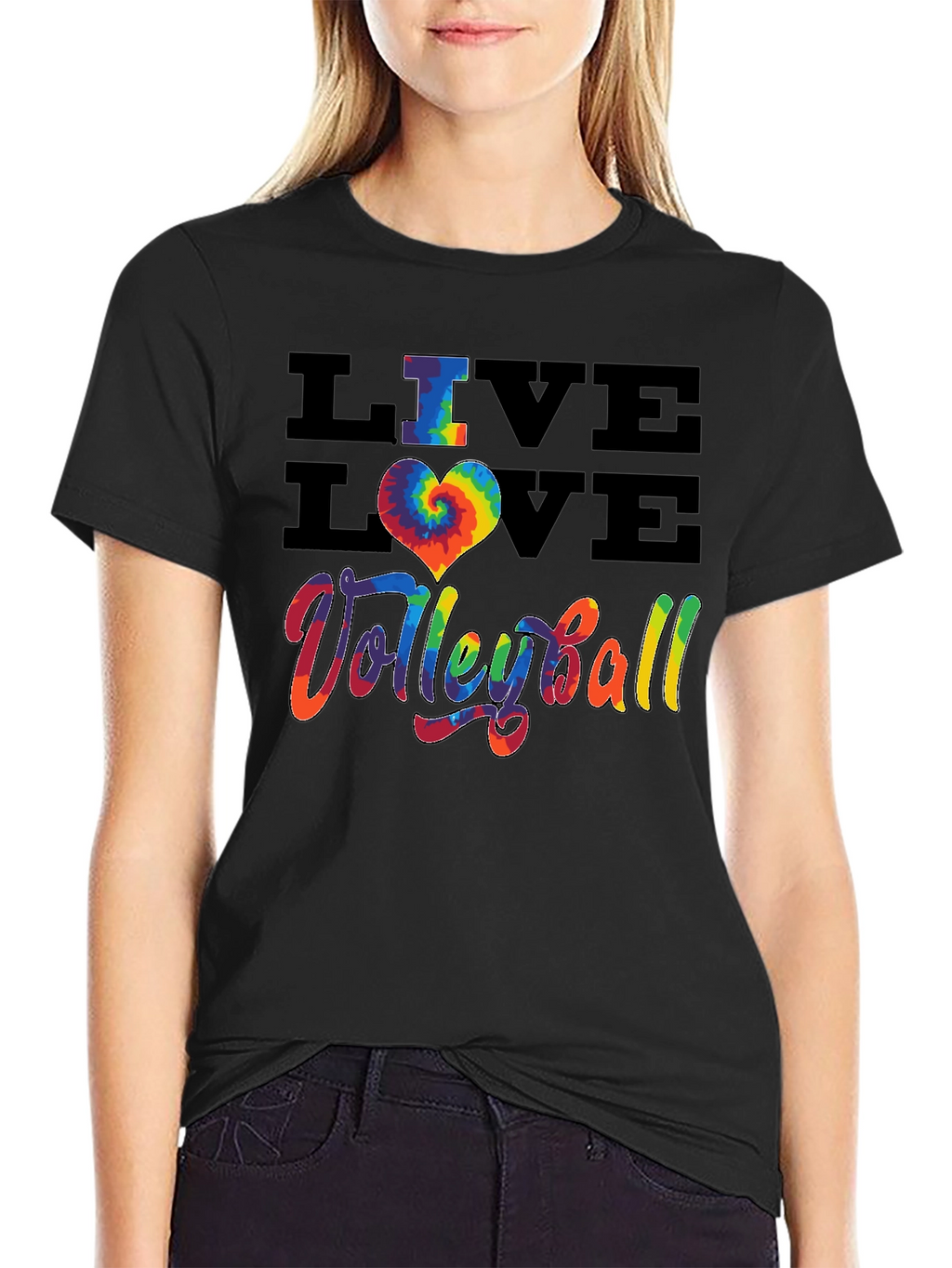 Live Love Volleyball Graphic Tee