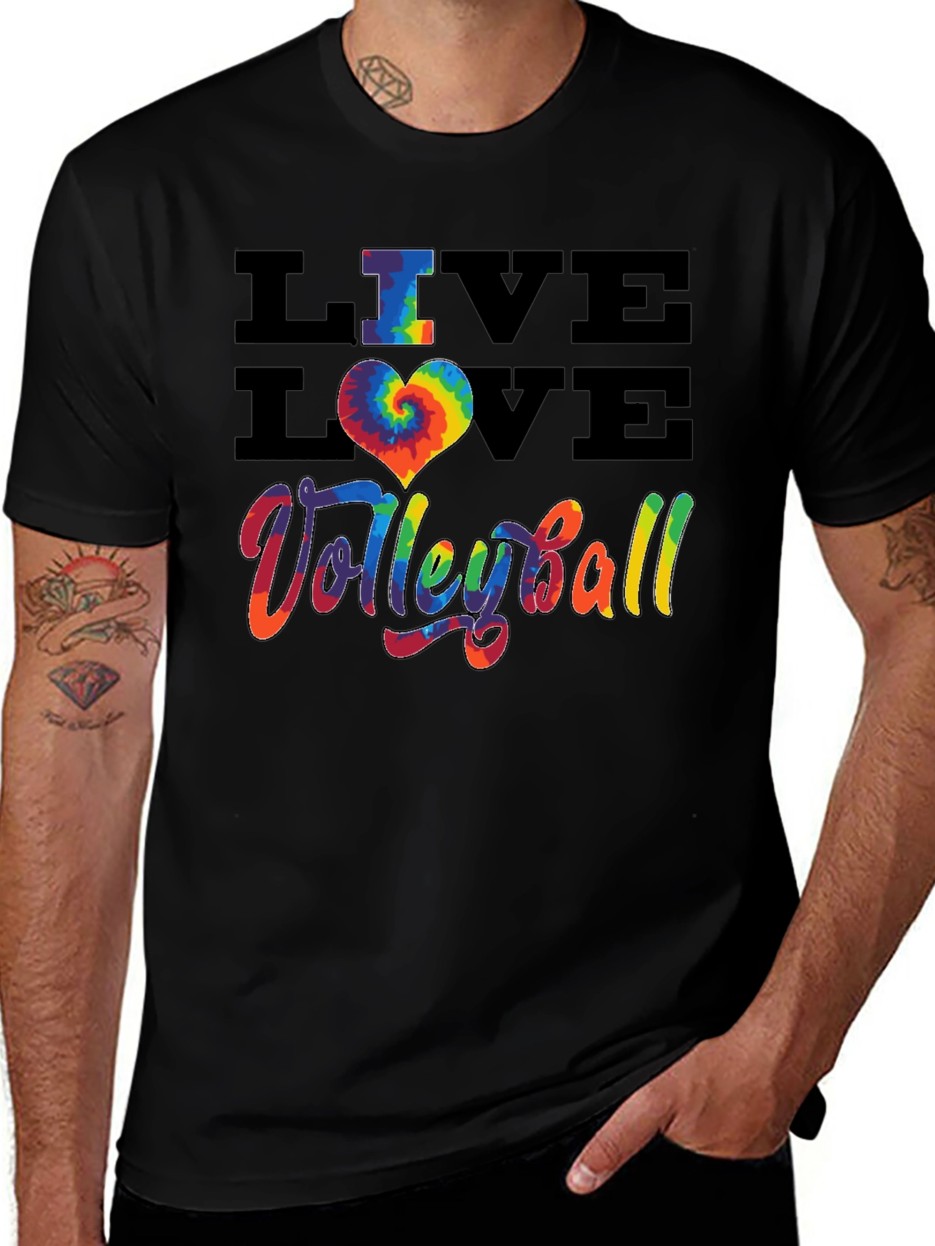 Live Love Volleyball Graphic Tee