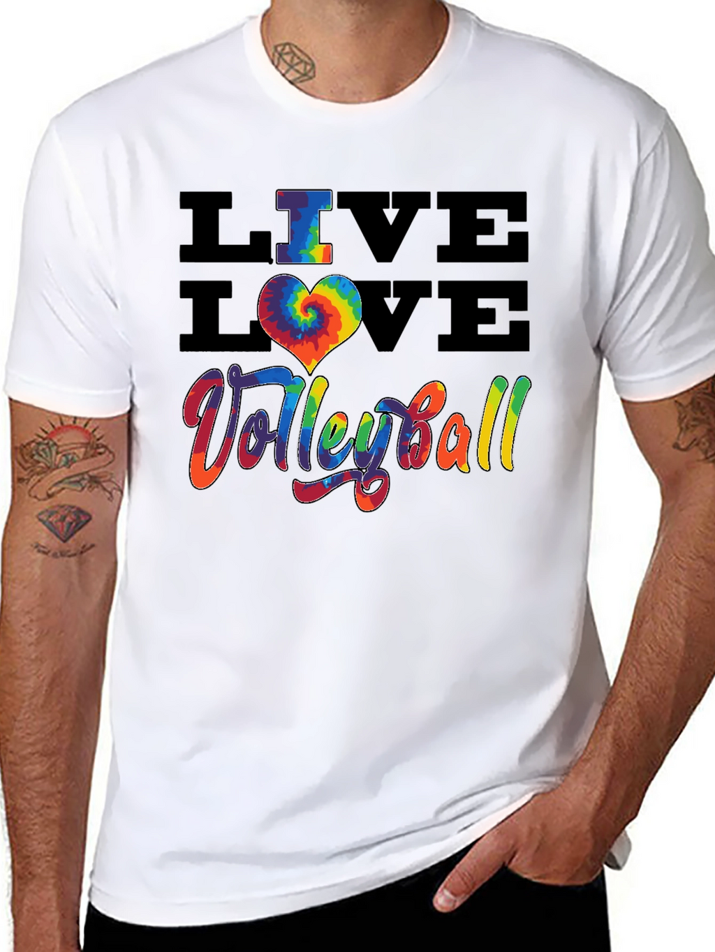 Live Love Volleyball Graphic Tee