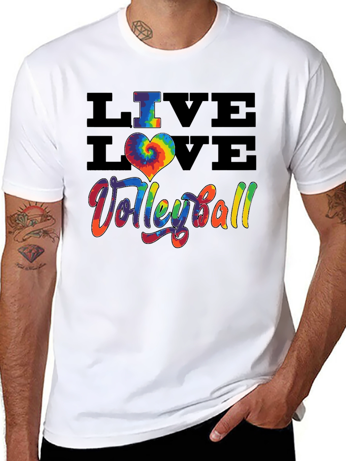 Live Love Volleyball Graphic Tee