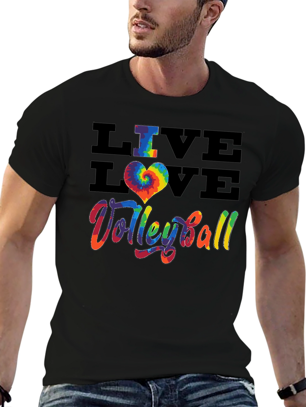 Live Love Volleyball Graphic Tee