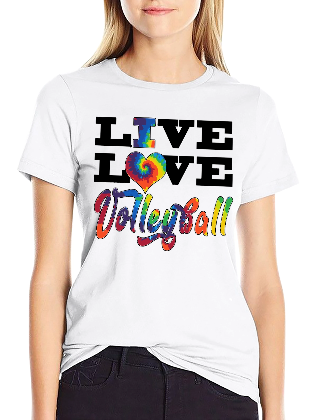 Live Love Volleyball Graphic Tee