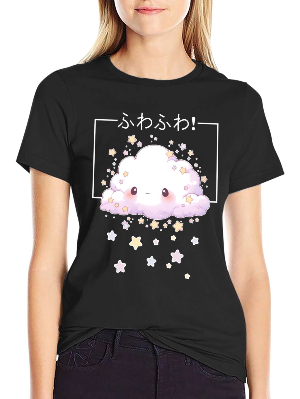 Kawaii Cloud T-Shirt - Cute Anime Style Tee