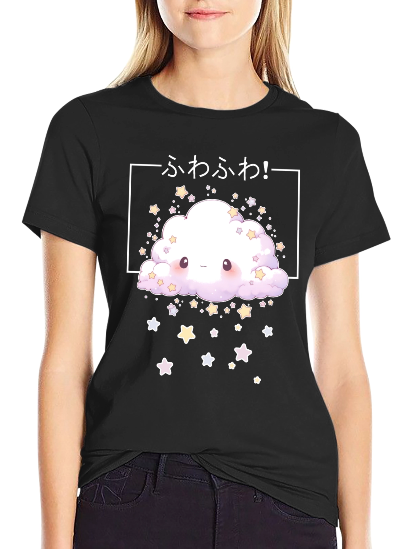 Kawaii Cloud T-Shirt - Cute Anime Style Tee