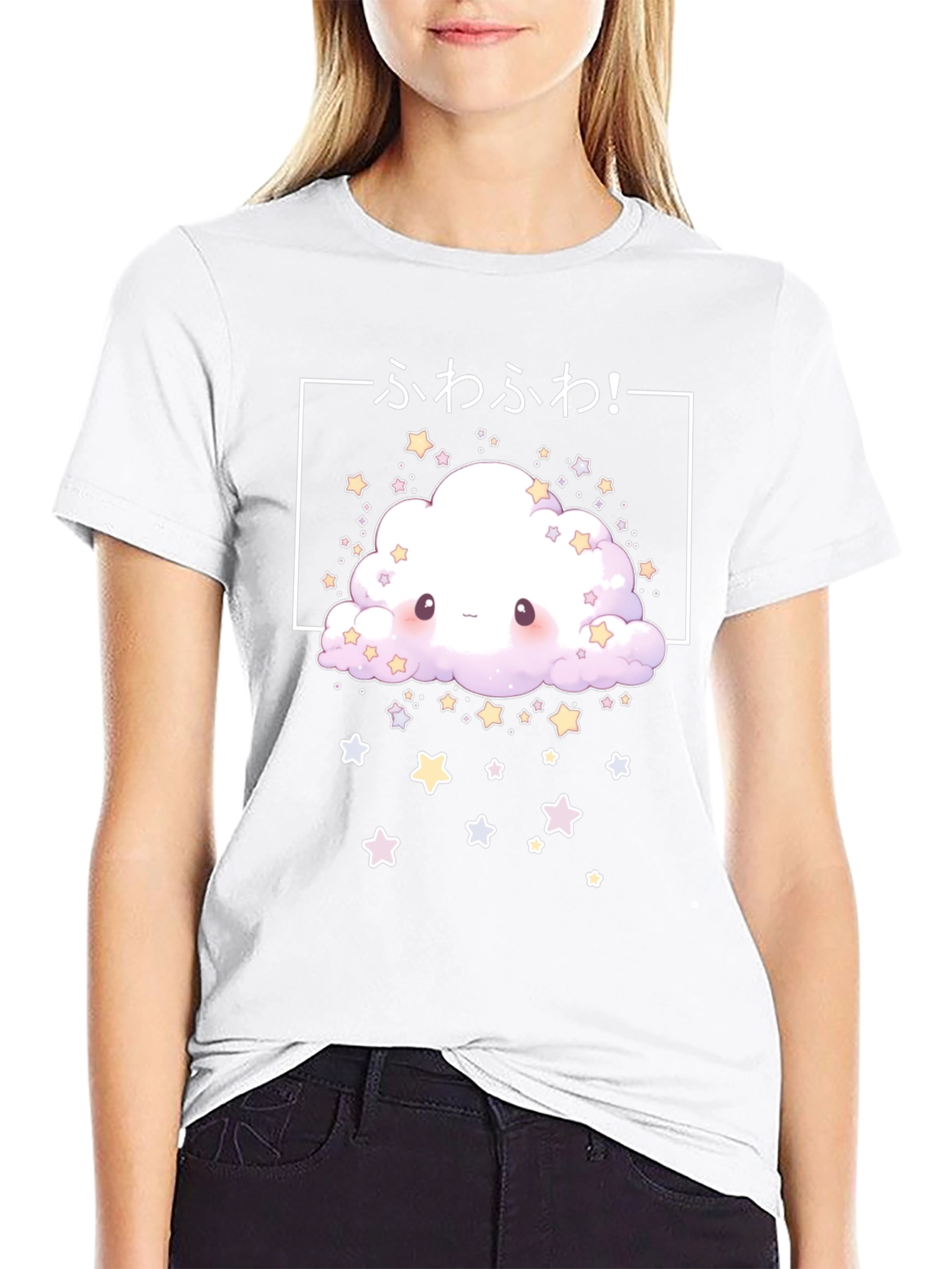 Kawaii Cloud T-Shirt - Cute Anime Style Tee
