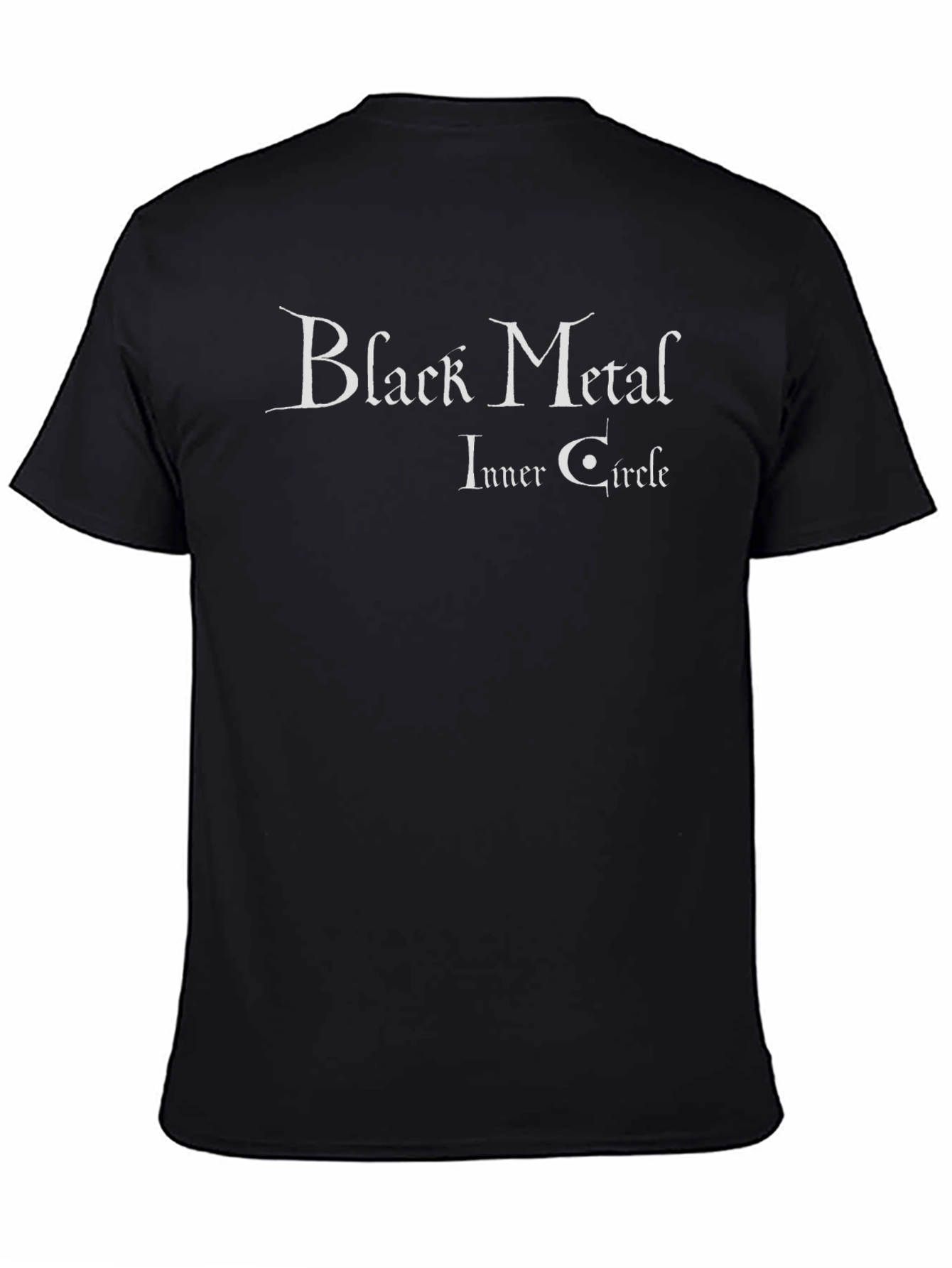 Black Metal Inner Circle Graphic T-Shirt