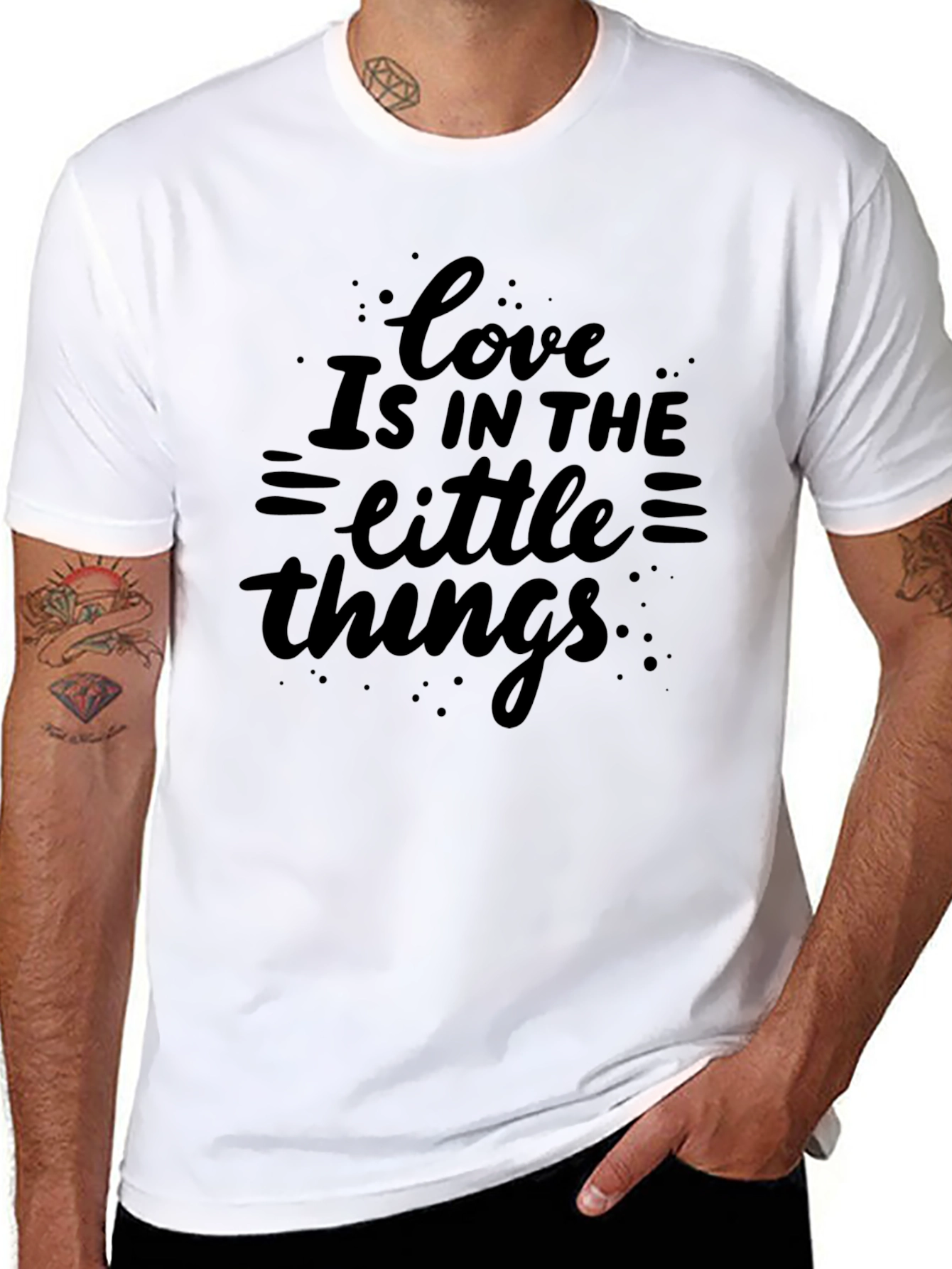 Love Is In The Little Things Graphic Tee