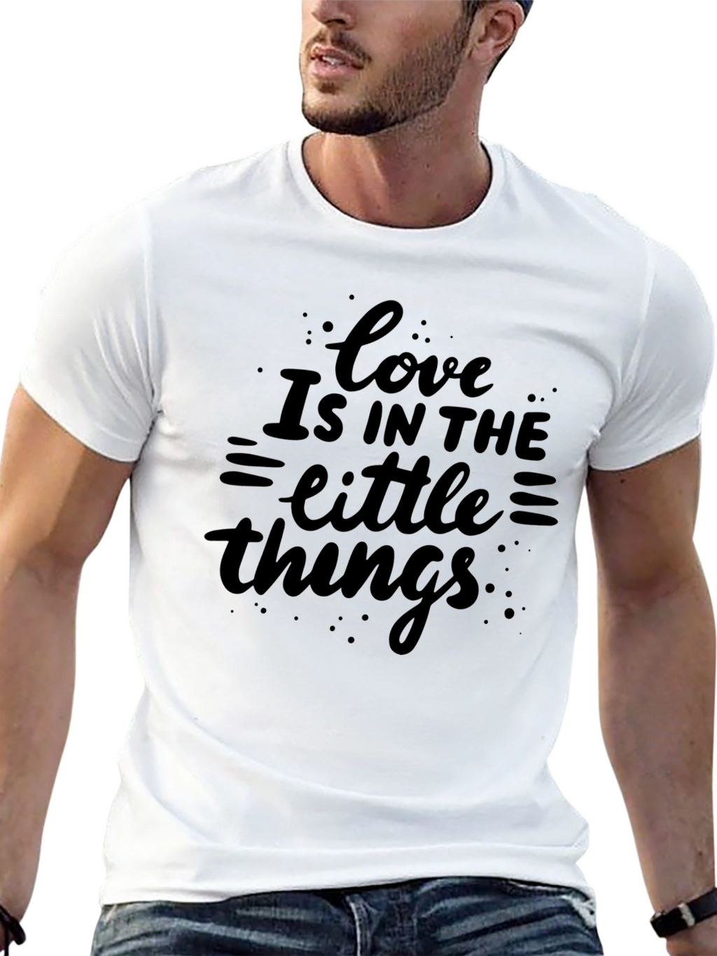 Love Is In The Little Things Graphic Tee