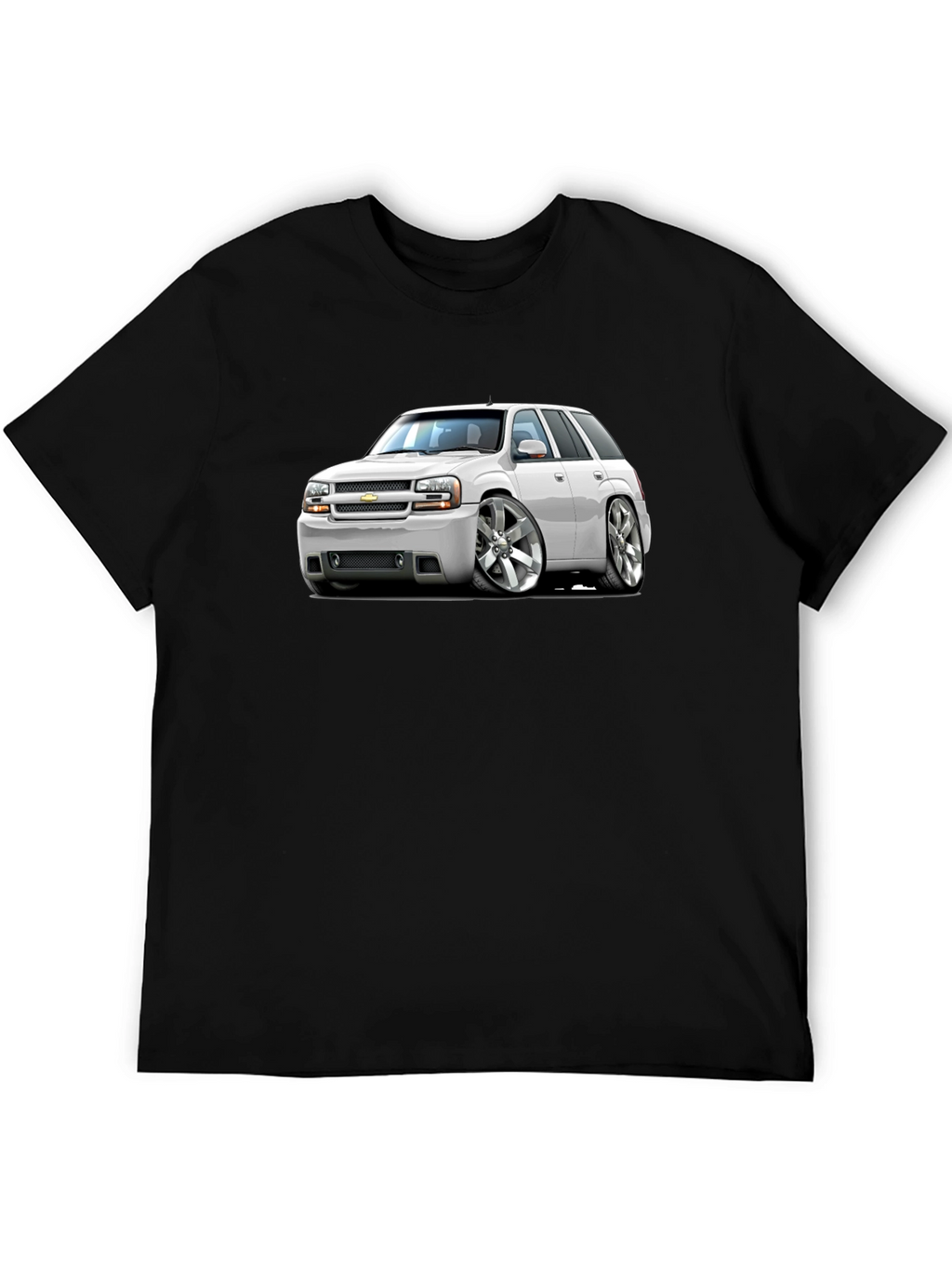 Car Graphic Black T-Shirt