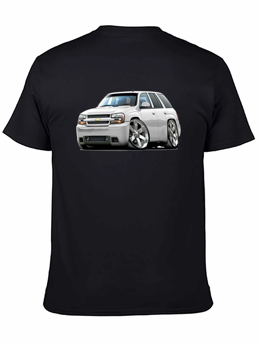 Car Graphic Black T-Shirt