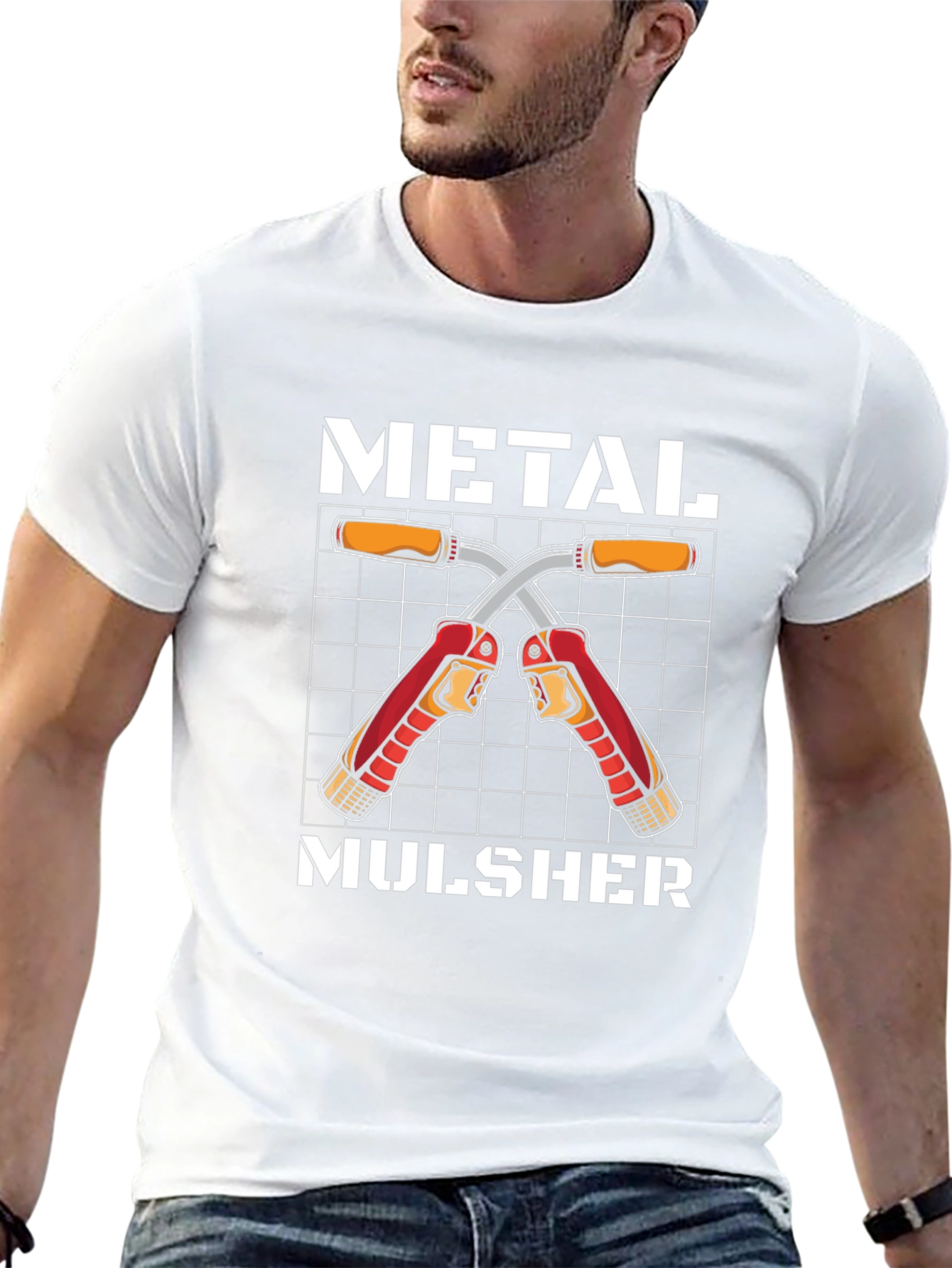 Metal Mulcher T-Shirt - Bold Graphic Tee