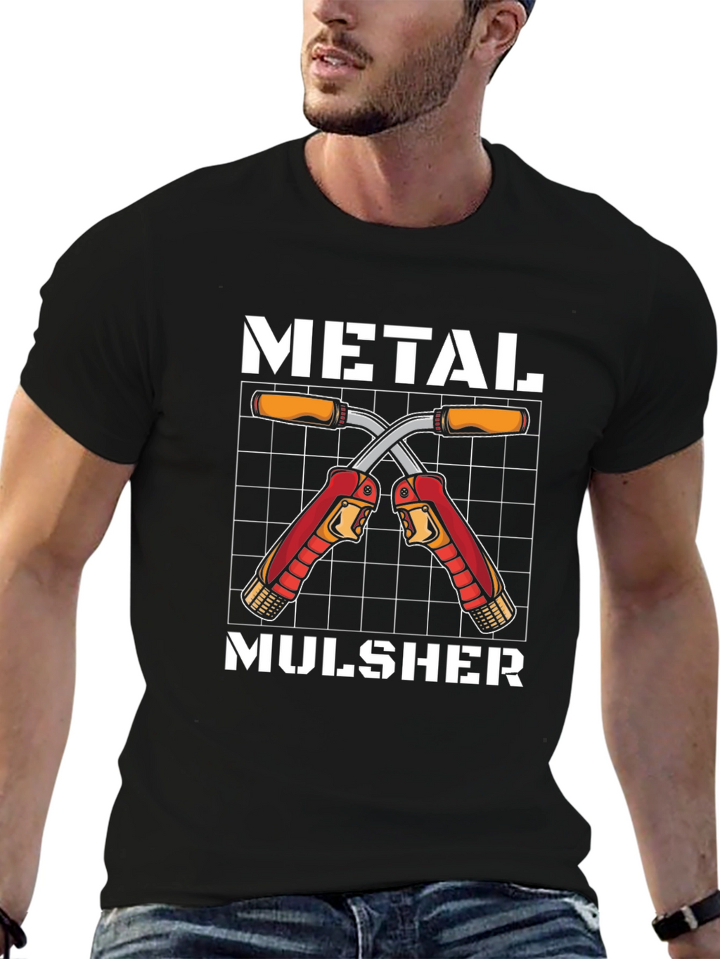 Metal Mulcher T-Shirt - Bold Graphic Tee