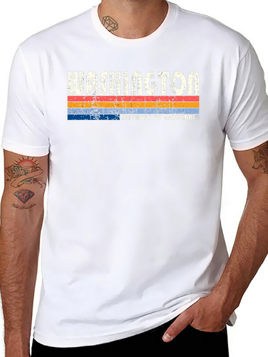 Retro Washington D.C. Graphic T-Shirt