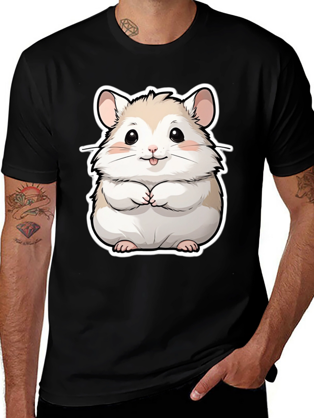 Hamster Graphic T-Shirt - Cute Pet Lover Tee