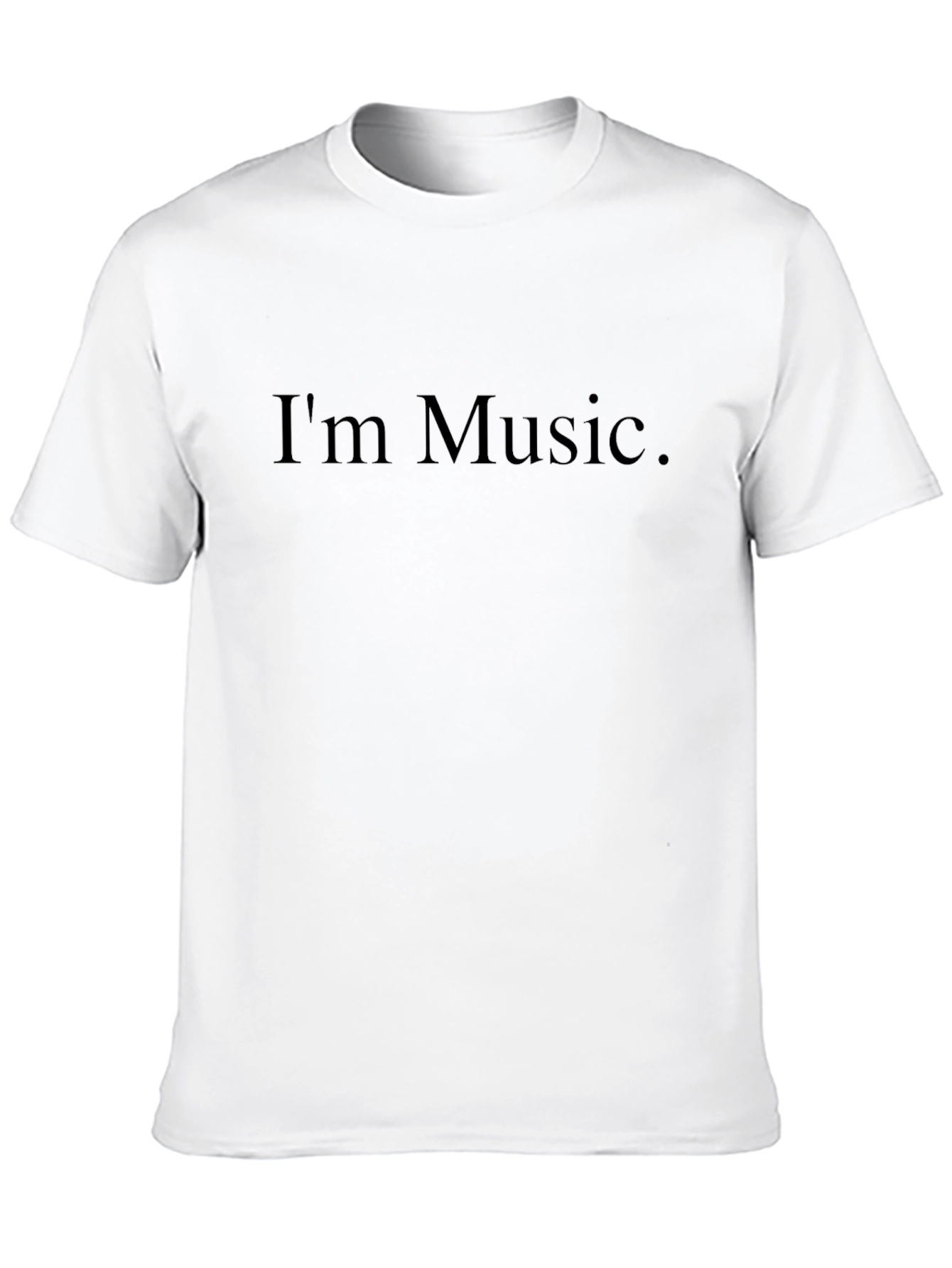 Im Music Black Graphic T-Shirt