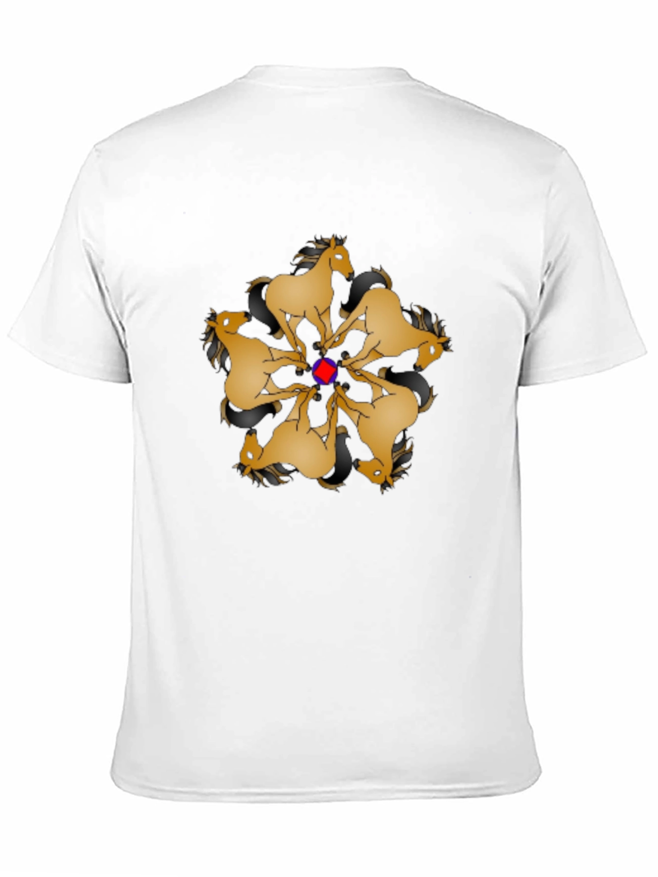 Geometric Horse Mandala Graphic Tee