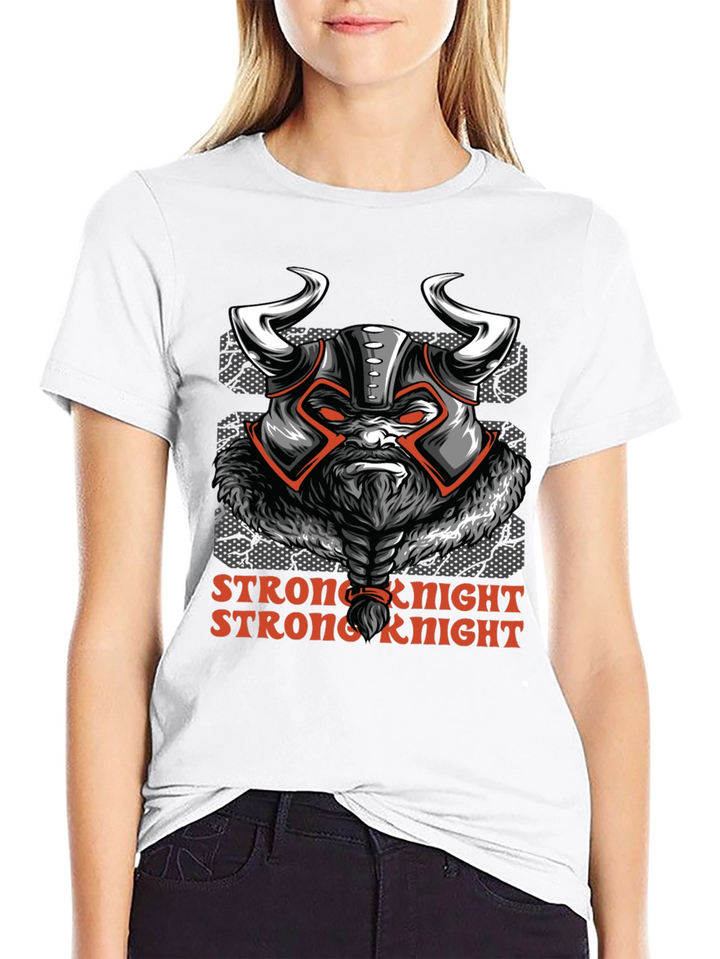 Strong Knight Viking Warrior Graphic Tee