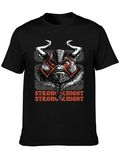 Strong Knight Viking Warrior Graphic Tee