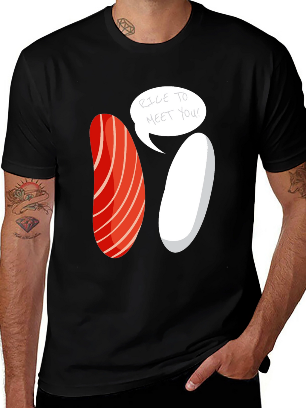 Sushi Rice To Meet You Graphic Tee