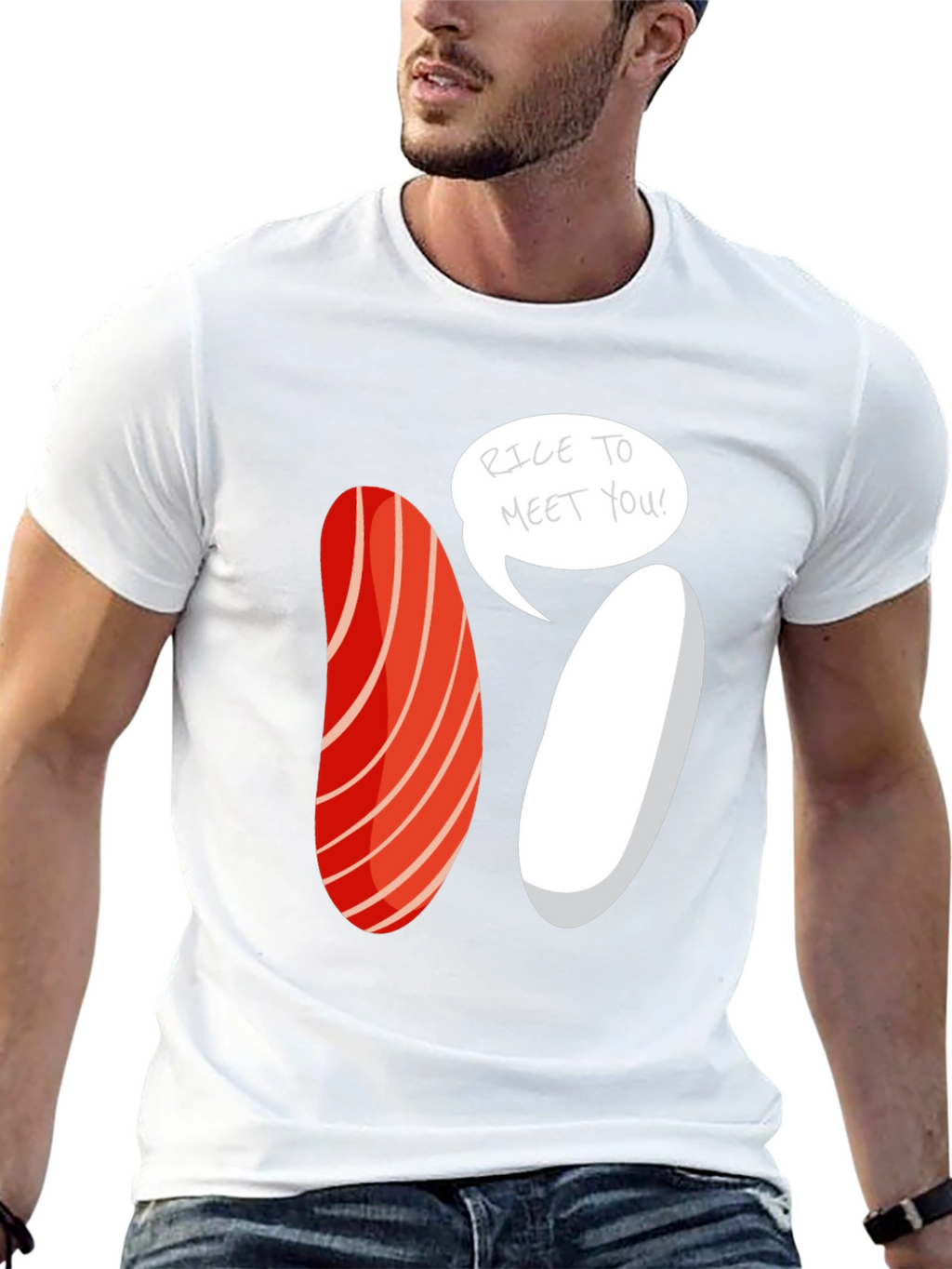 Sushi Rice To Meet You Graphic Tee