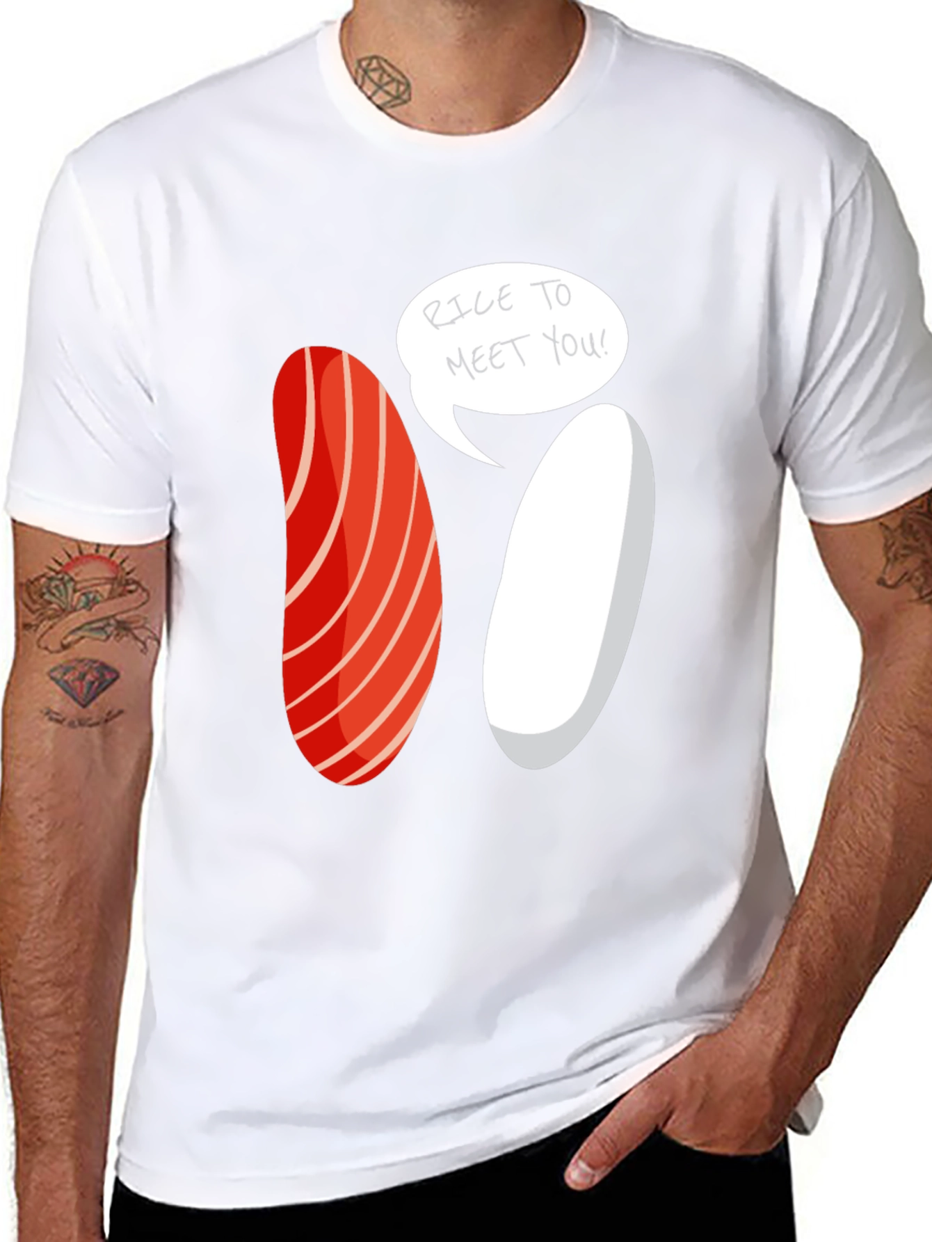 Sushi Rice To Meet You Graphic Tee