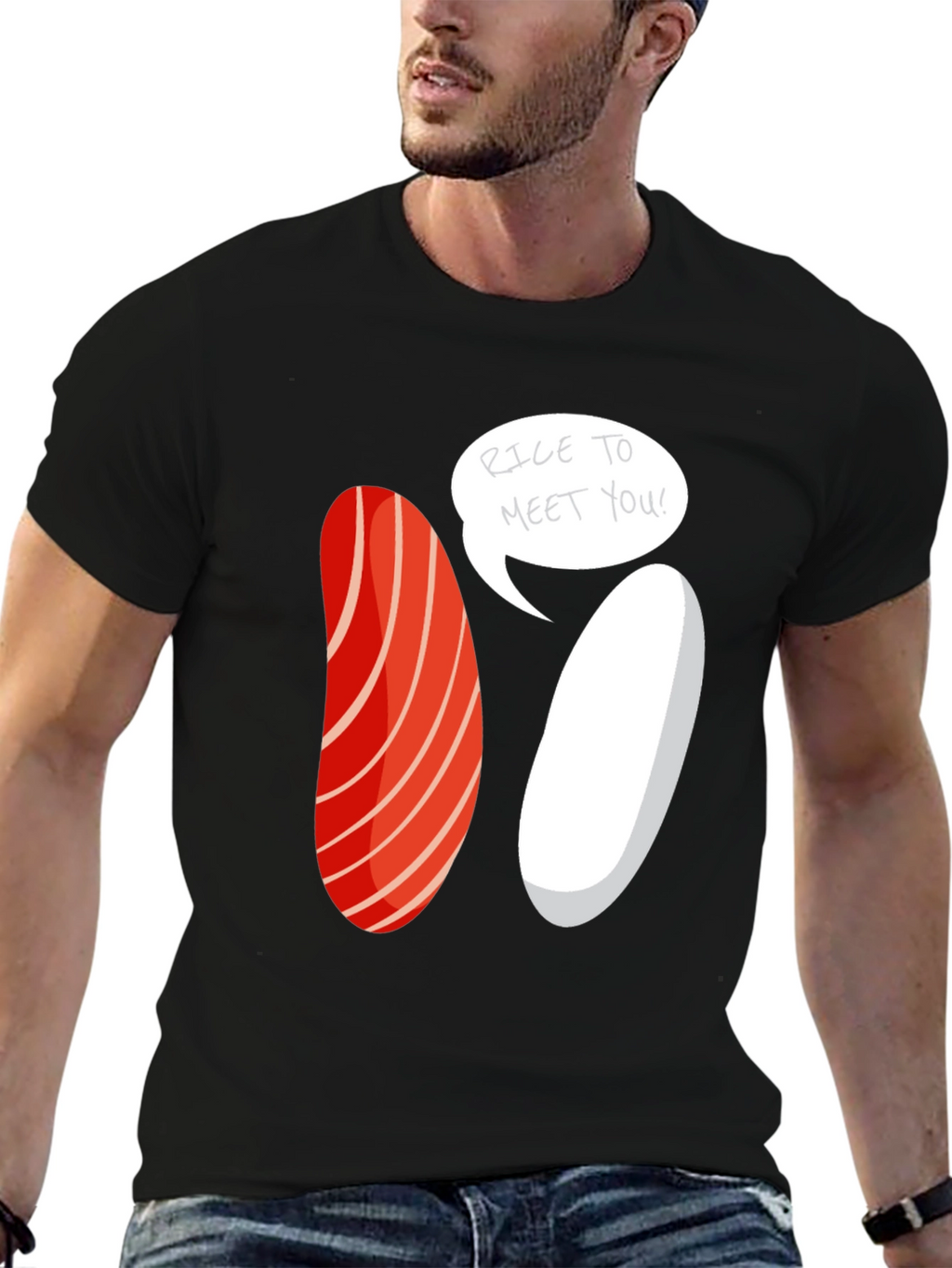 Sushi Rice To Meet You Graphic Tee