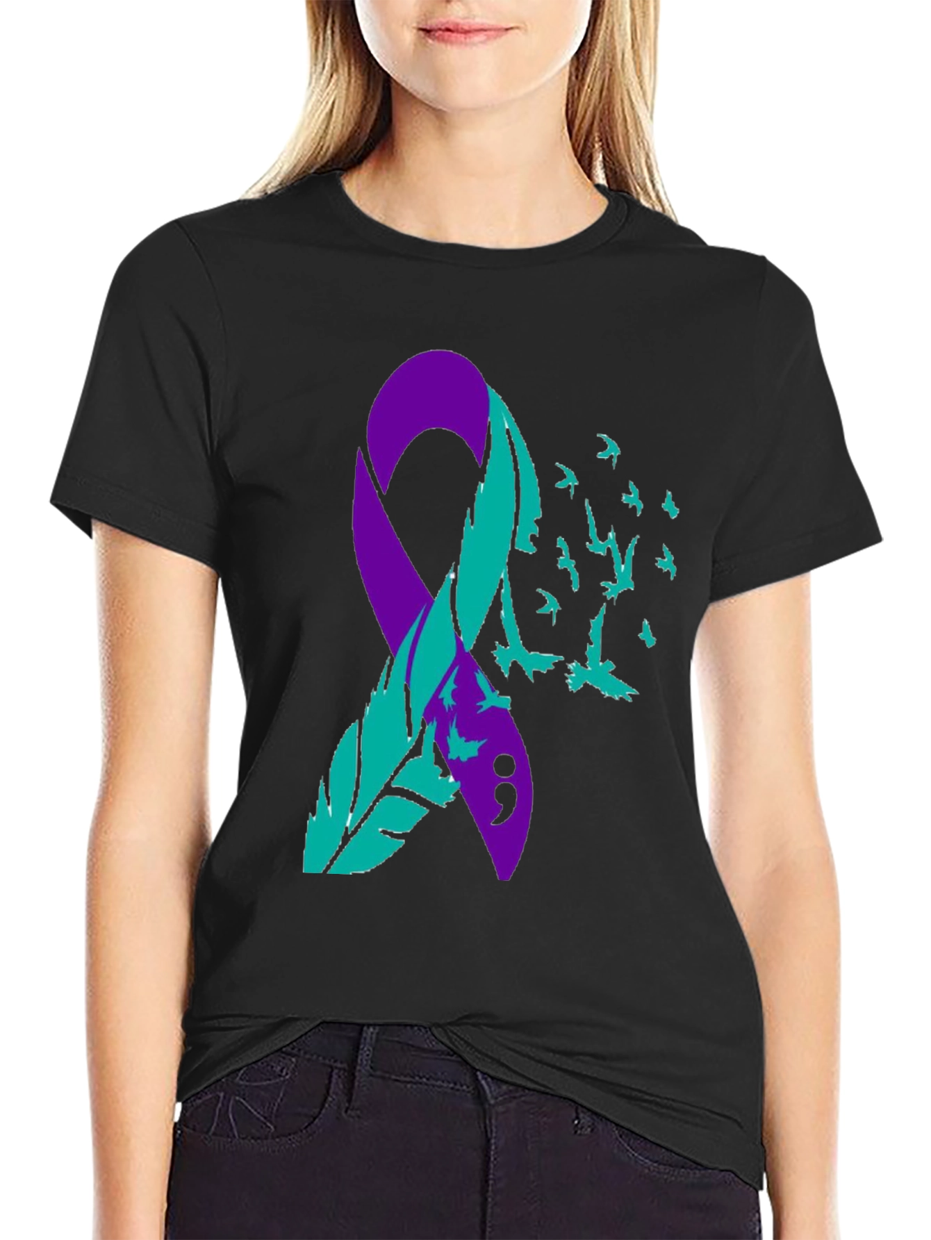Suicide Prevention Ribbon T-Shirt