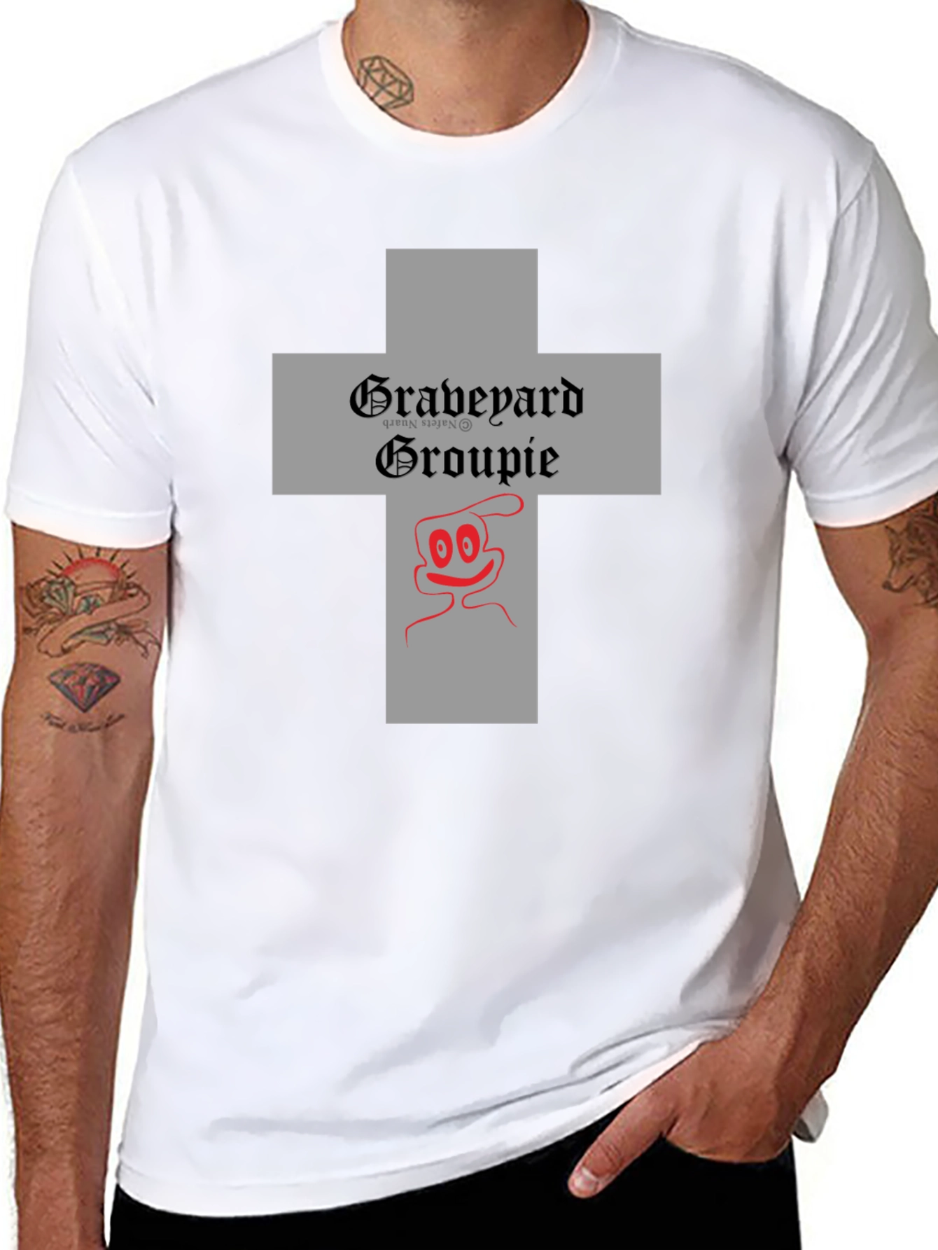 Graveyard Groupie Graphic Tee - Black
