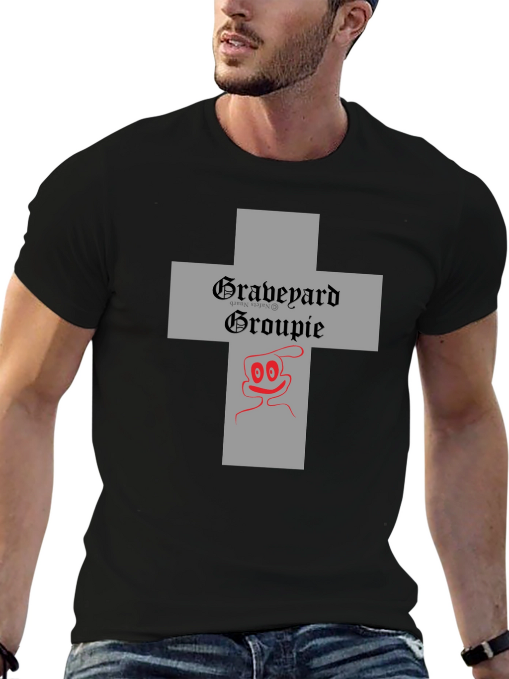Graveyard Groupie Graphic Tee - Black