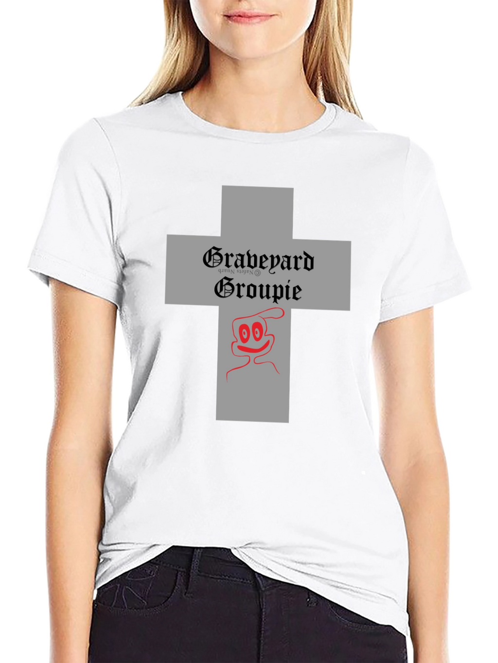 Graveyard Groupie Graphic Tee - Black