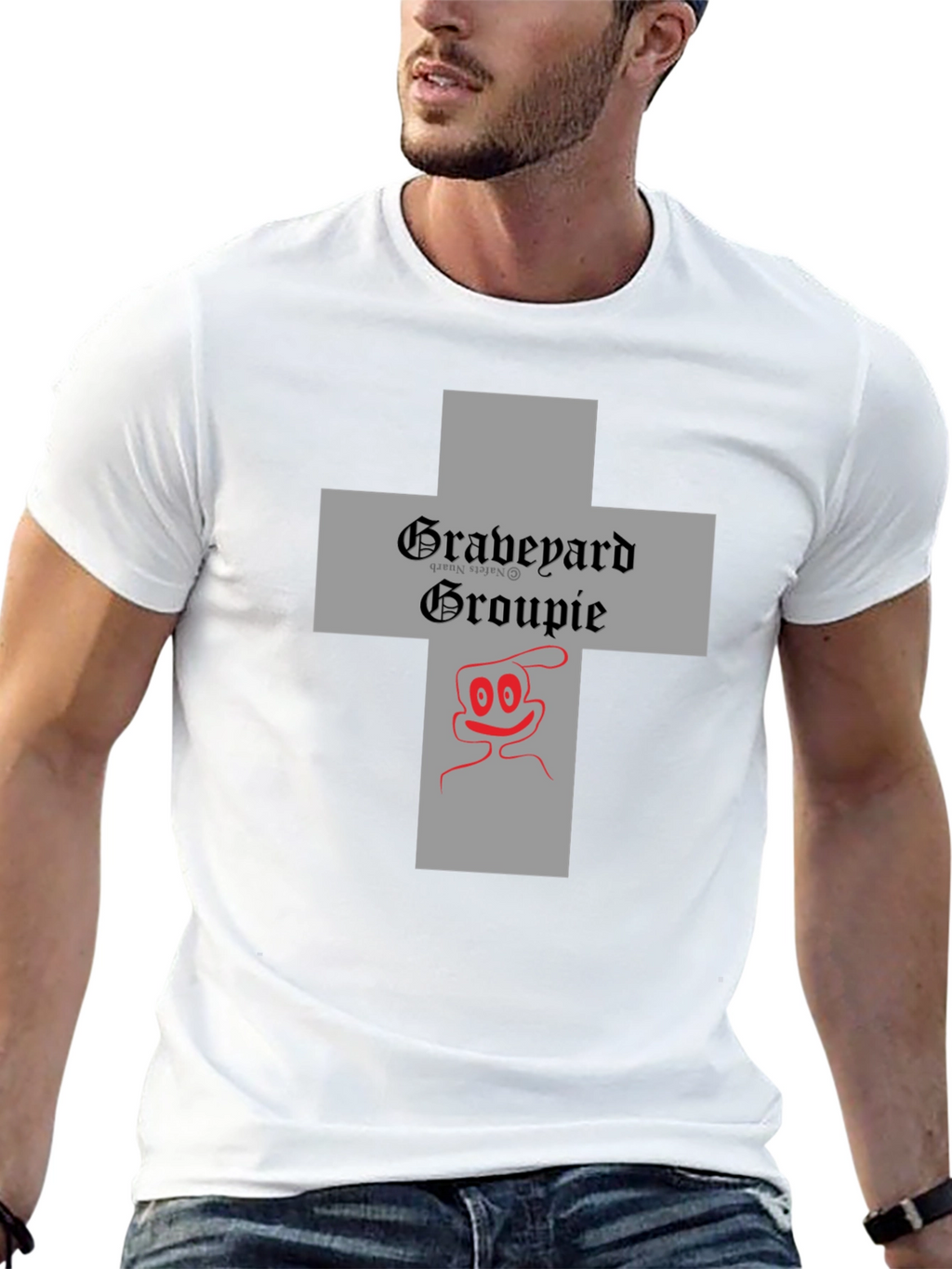 Graveyard Groupie Graphic Tee - Black