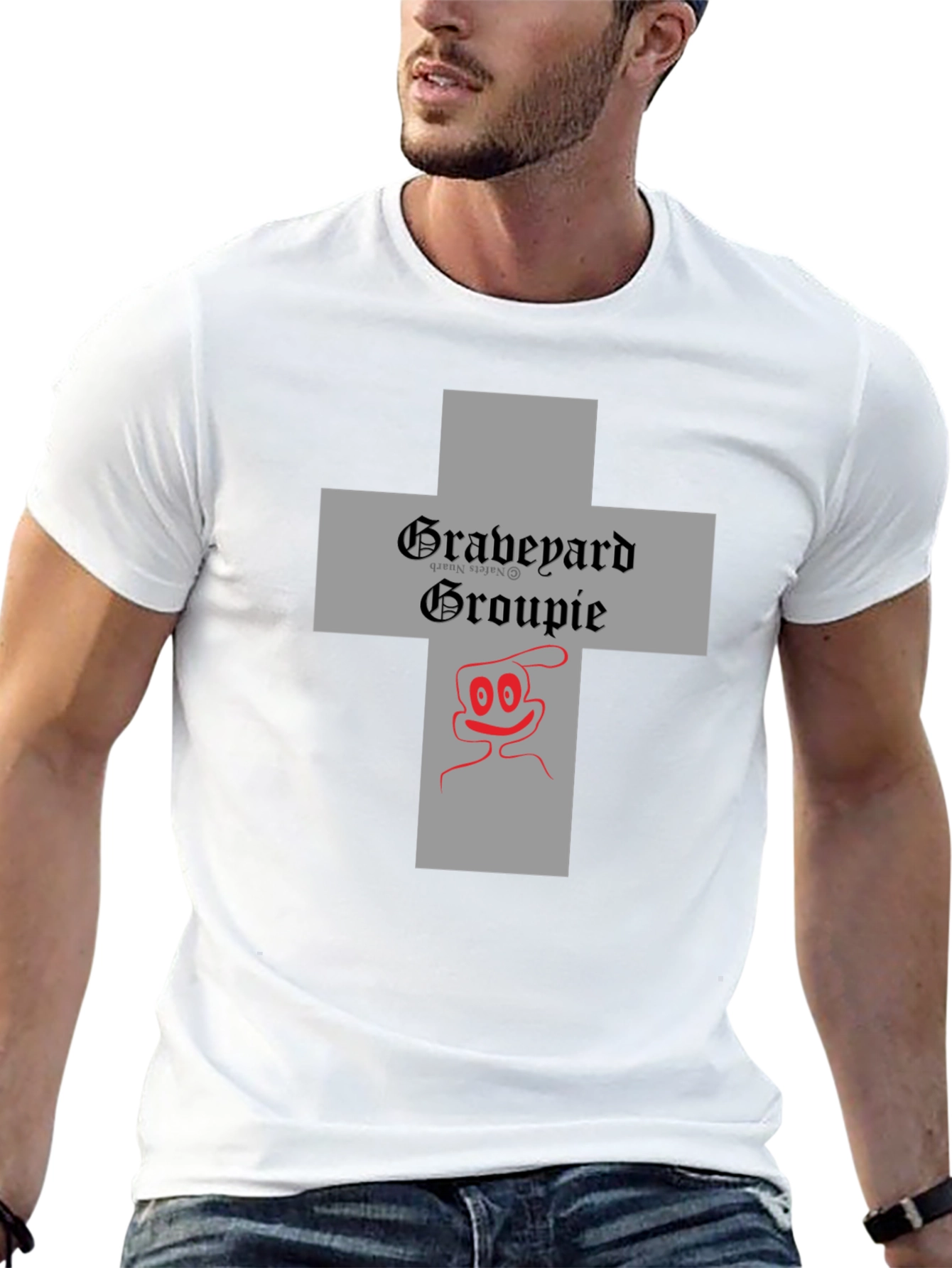 Graveyard Groupie Graphic Tee - Black