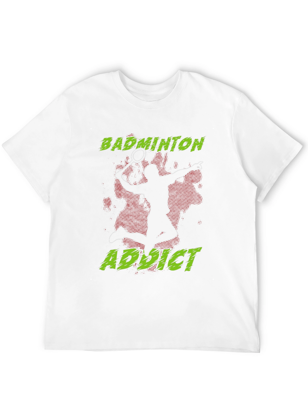 Badminton Addict T-Shirt - Sporty Graphic Tee