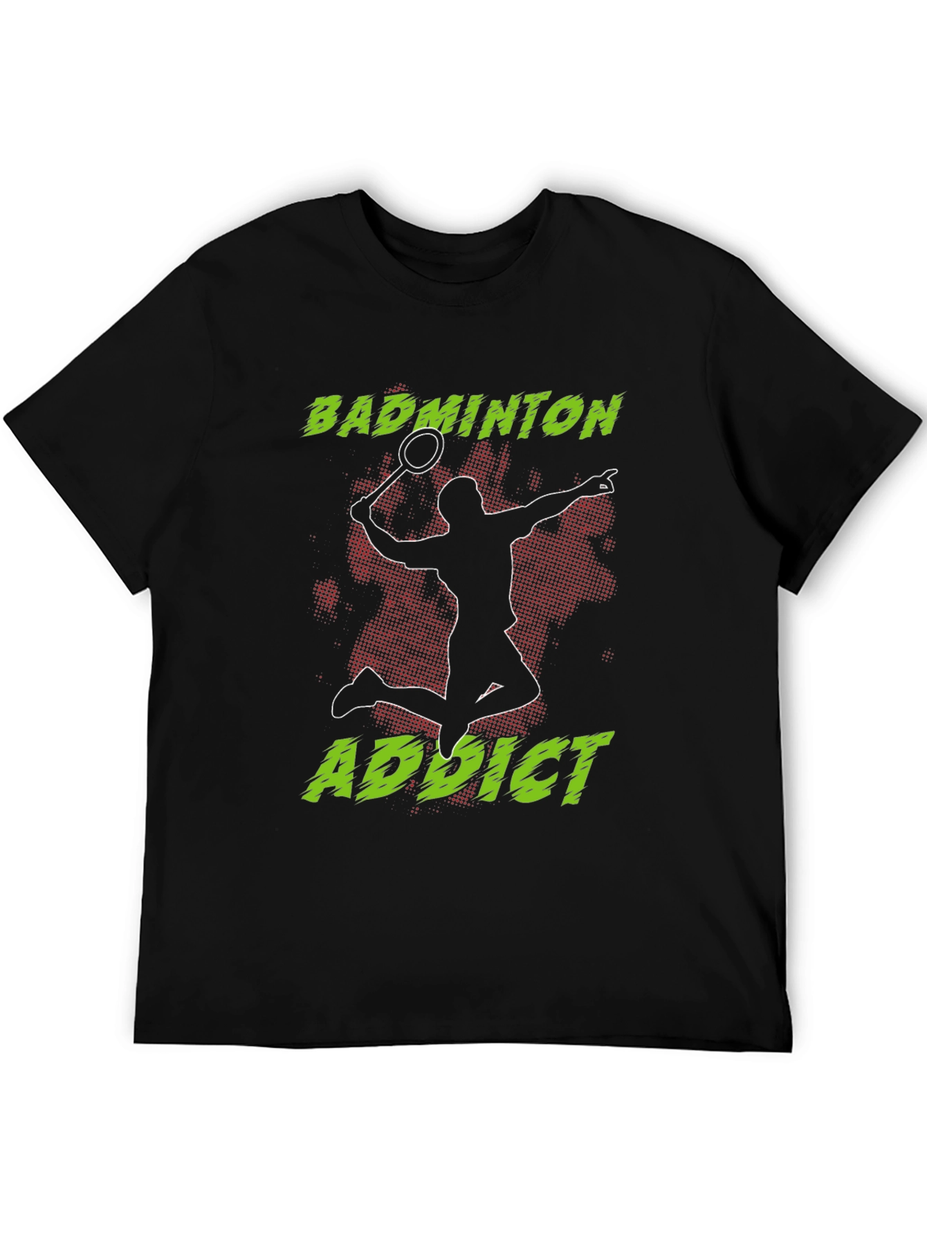 Badminton Addict T-Shirt - Sporty Graphic Tee