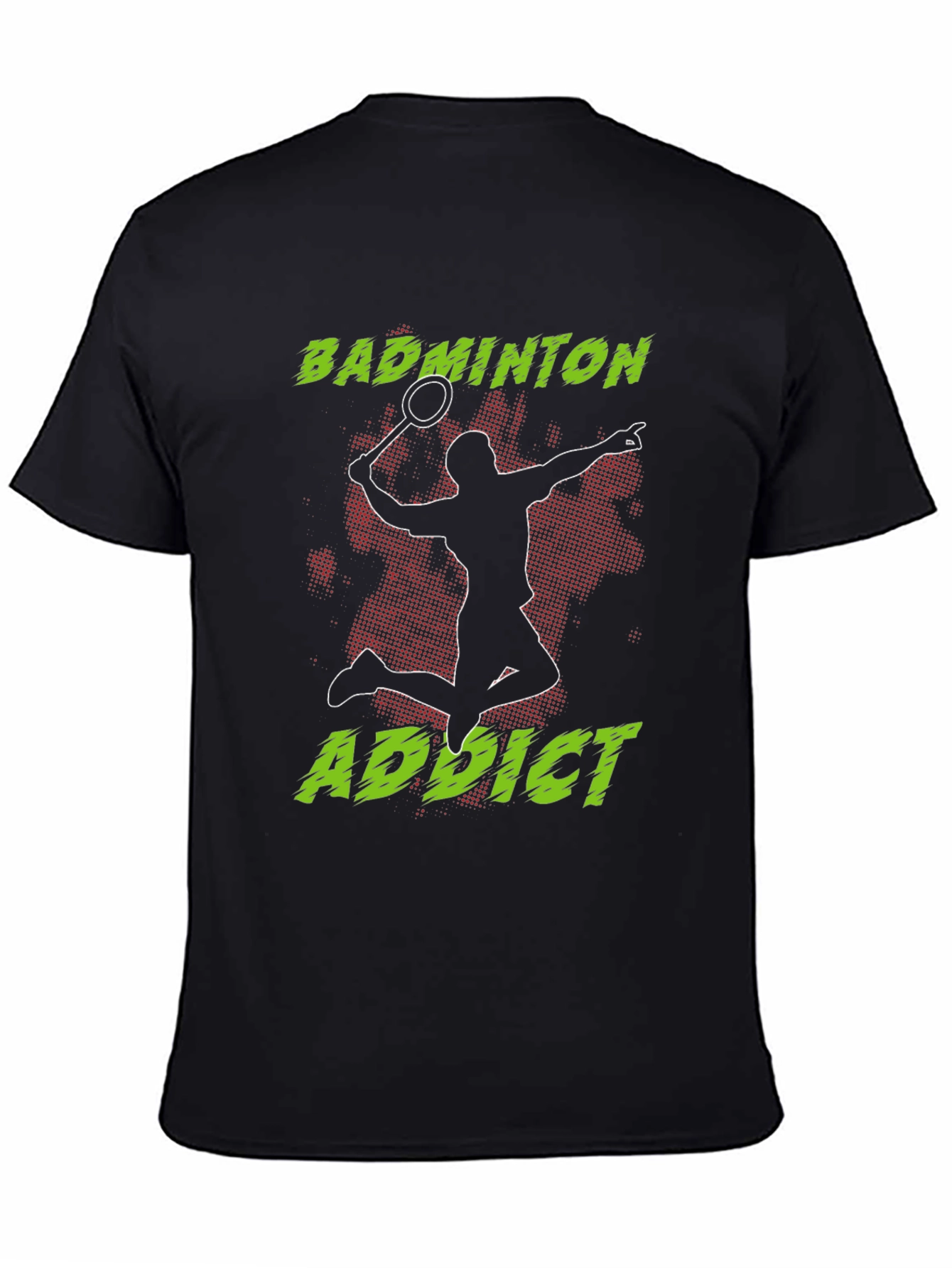 Badminton Addict T-Shirt - Sporty Graphic Tee